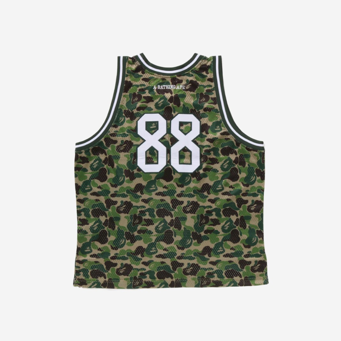 BAPE ABC Camo Basketball Tank Top Green 상세 이미지 2