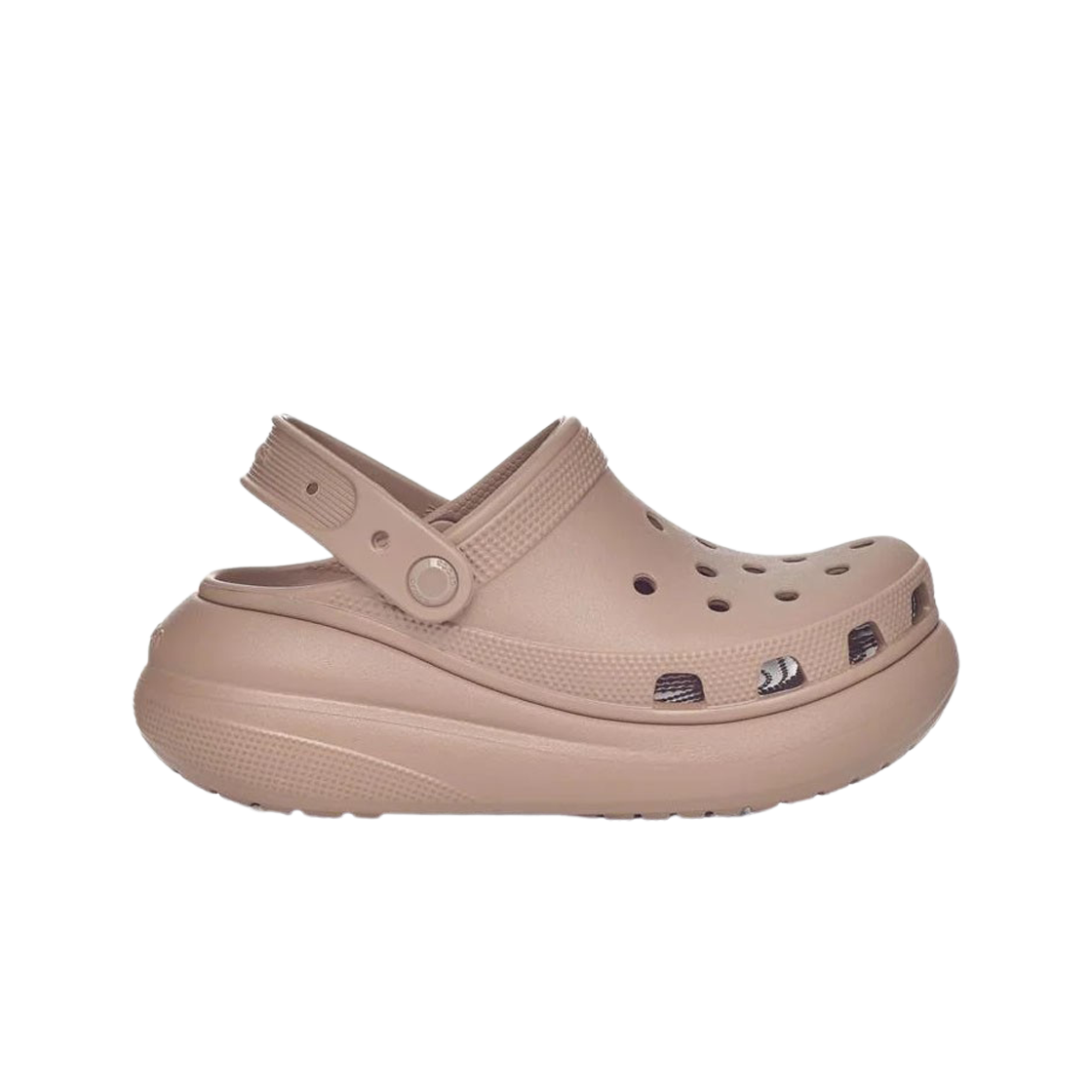 207521-2Q9 (W) Crocs Classic Crush Clog Latte - 대표 이미지 #1