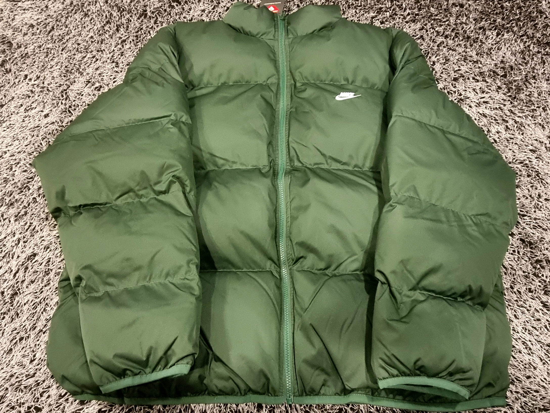 Nike NSW Puffer Jacket Fir - US/EU 착용 스타일 - 1