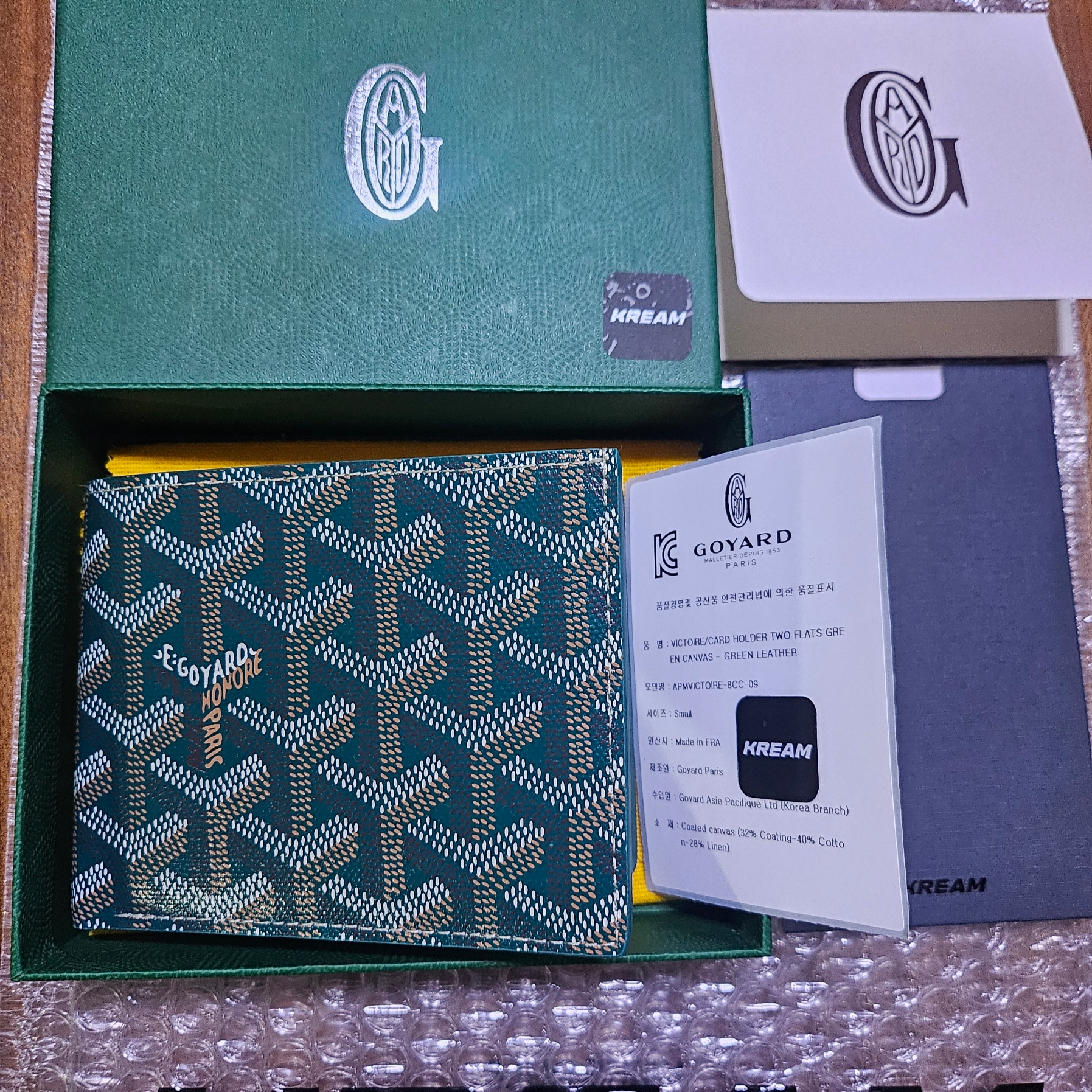 Goyard Victoire Wallet Green 착용 스타일 - 3