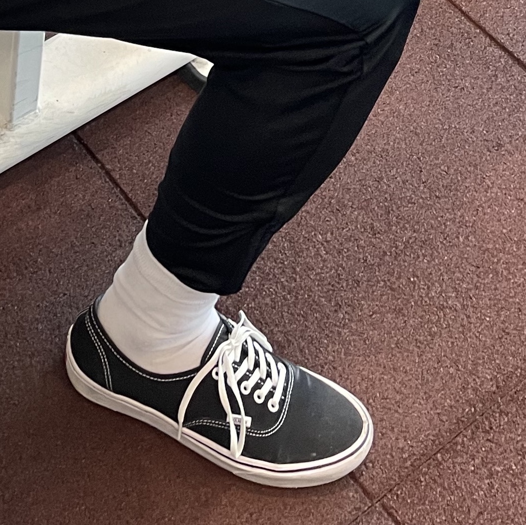 Vans ComfyCush Authentic Black True White 착용 스타일
