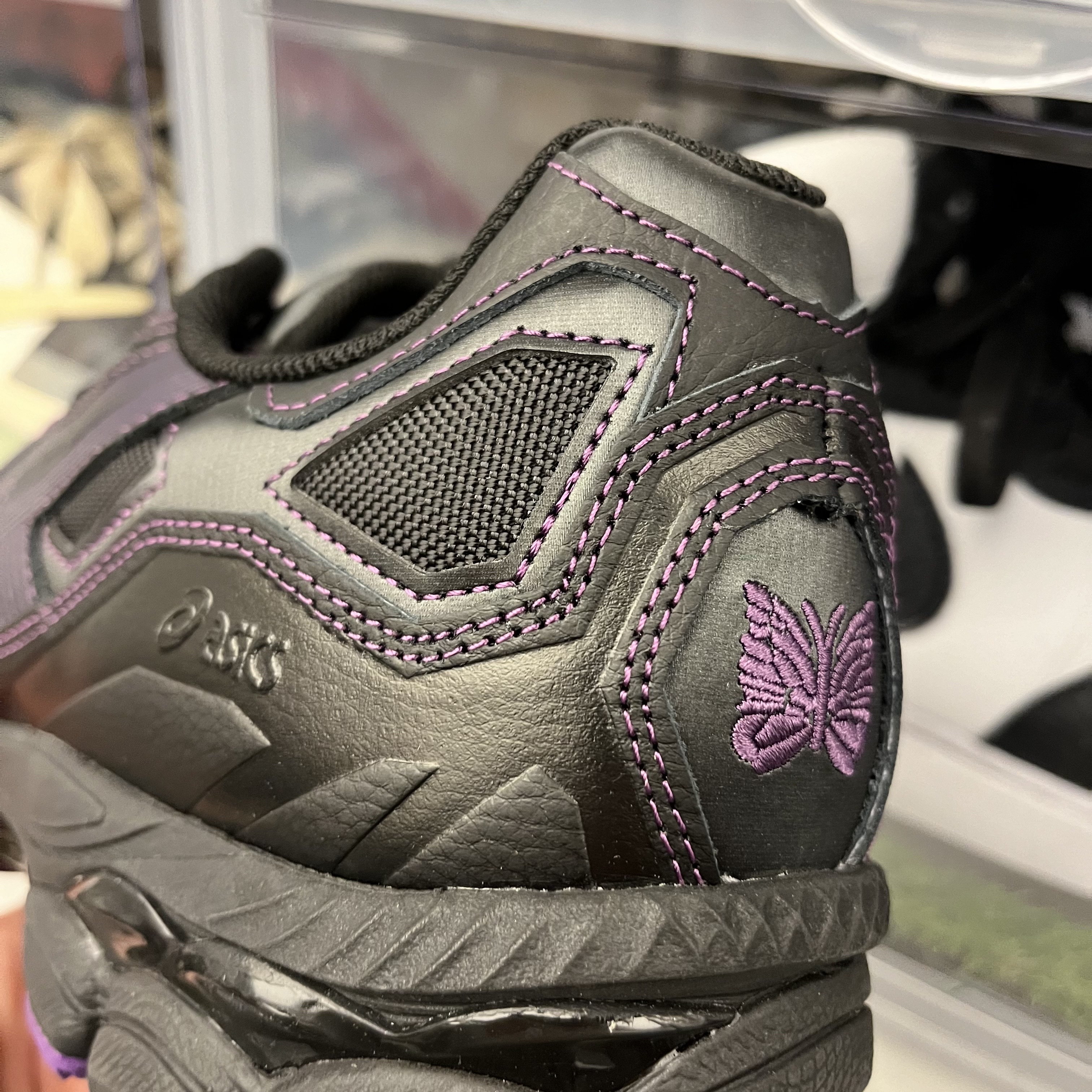 Asics x Needles Gel-NYC Black Purple 착용 스타일