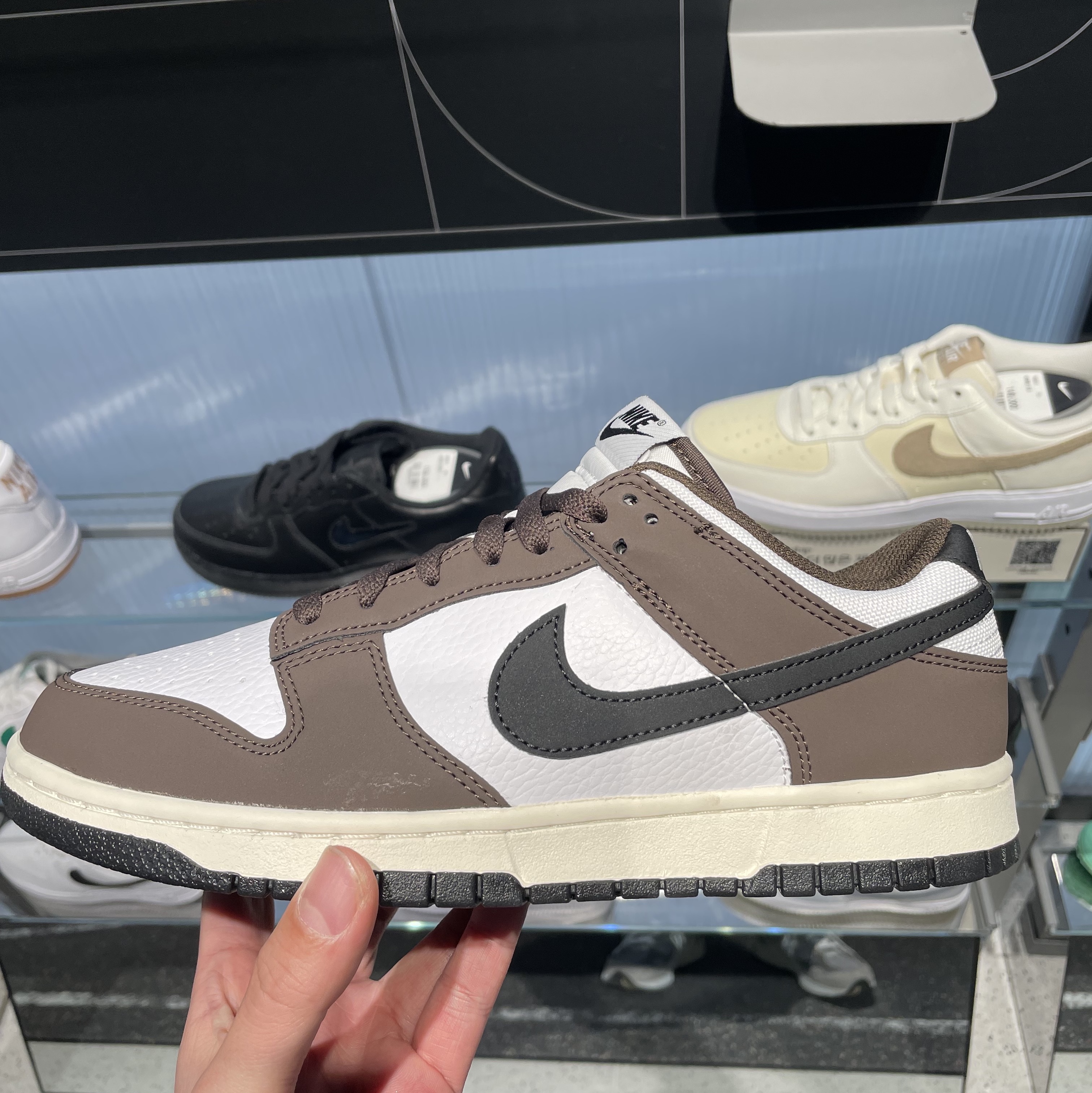 Nike Dunk Low Retro Next Nature Baroque Brown White 착용 스타일
