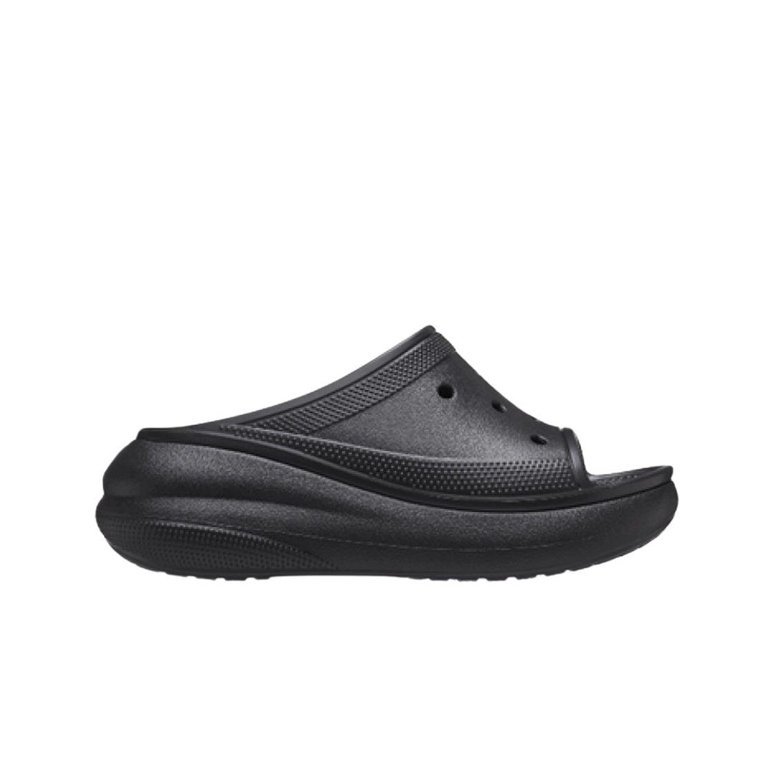 크록스 크러쉬 슬라이드 블랙(Crocs Crush Slide Black) - 1