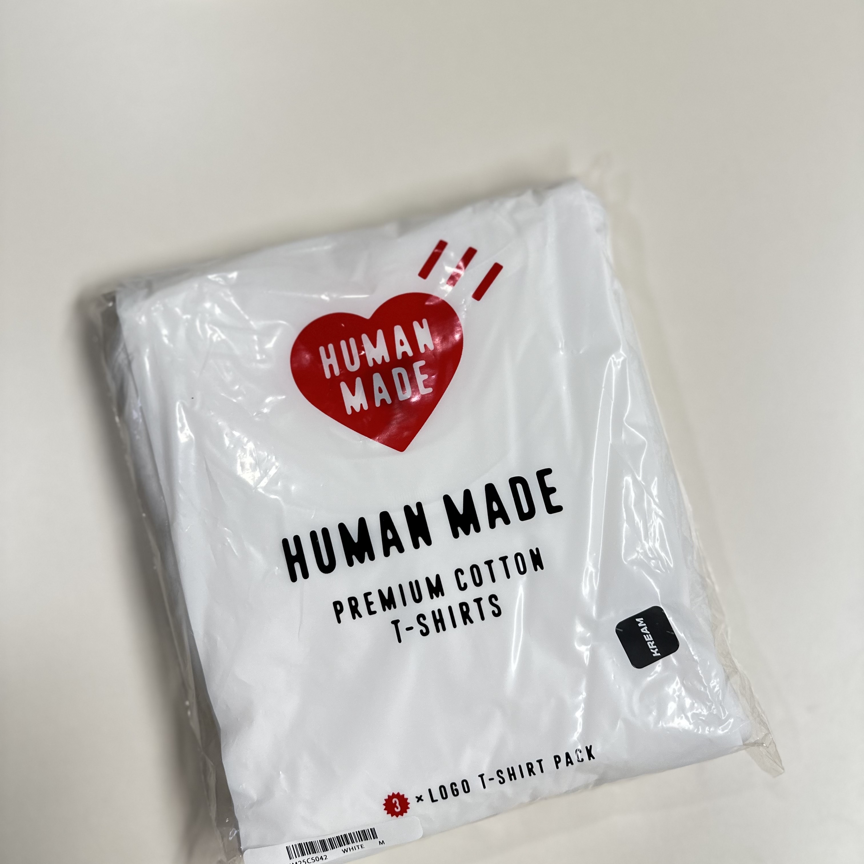 Human Made T-Shirts White (3 Pack) 착용 스타일 - 2