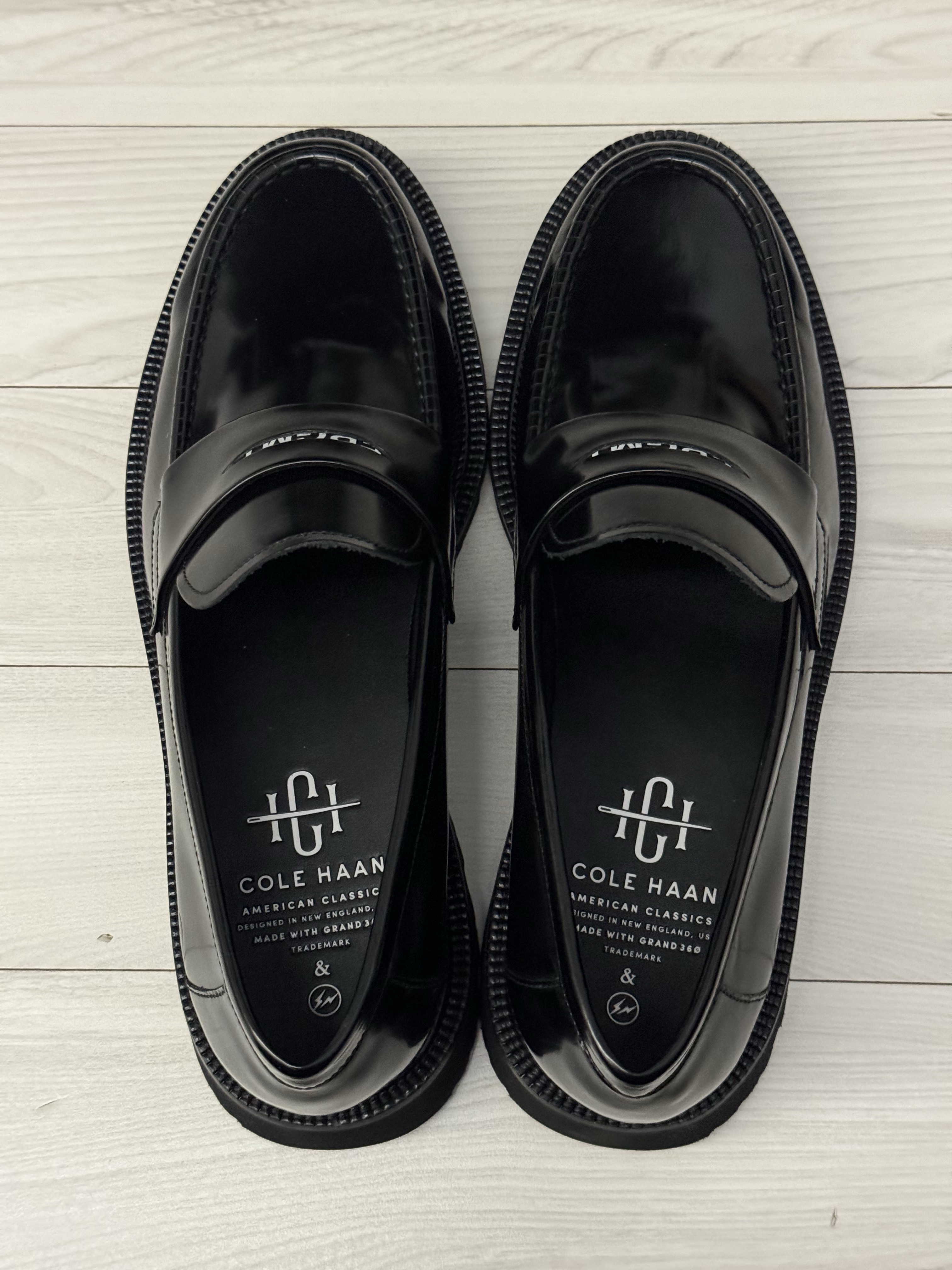 Cole Haan x Fragment American Classics Penny Loafer Black 착용 스타일 - 3