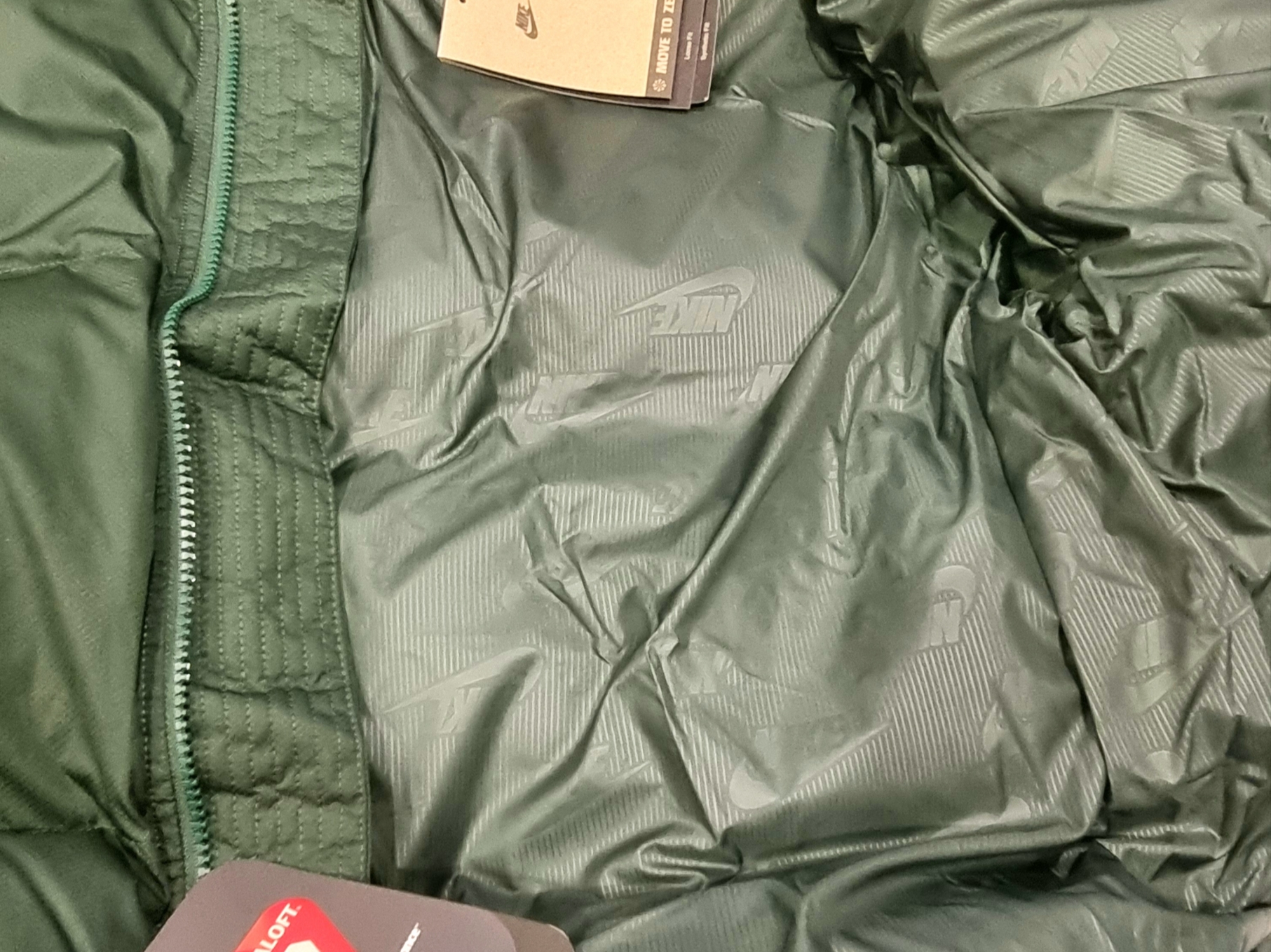 Nike NSW Puffer Jacket Fir - US/EU 착용 스타일 - 2