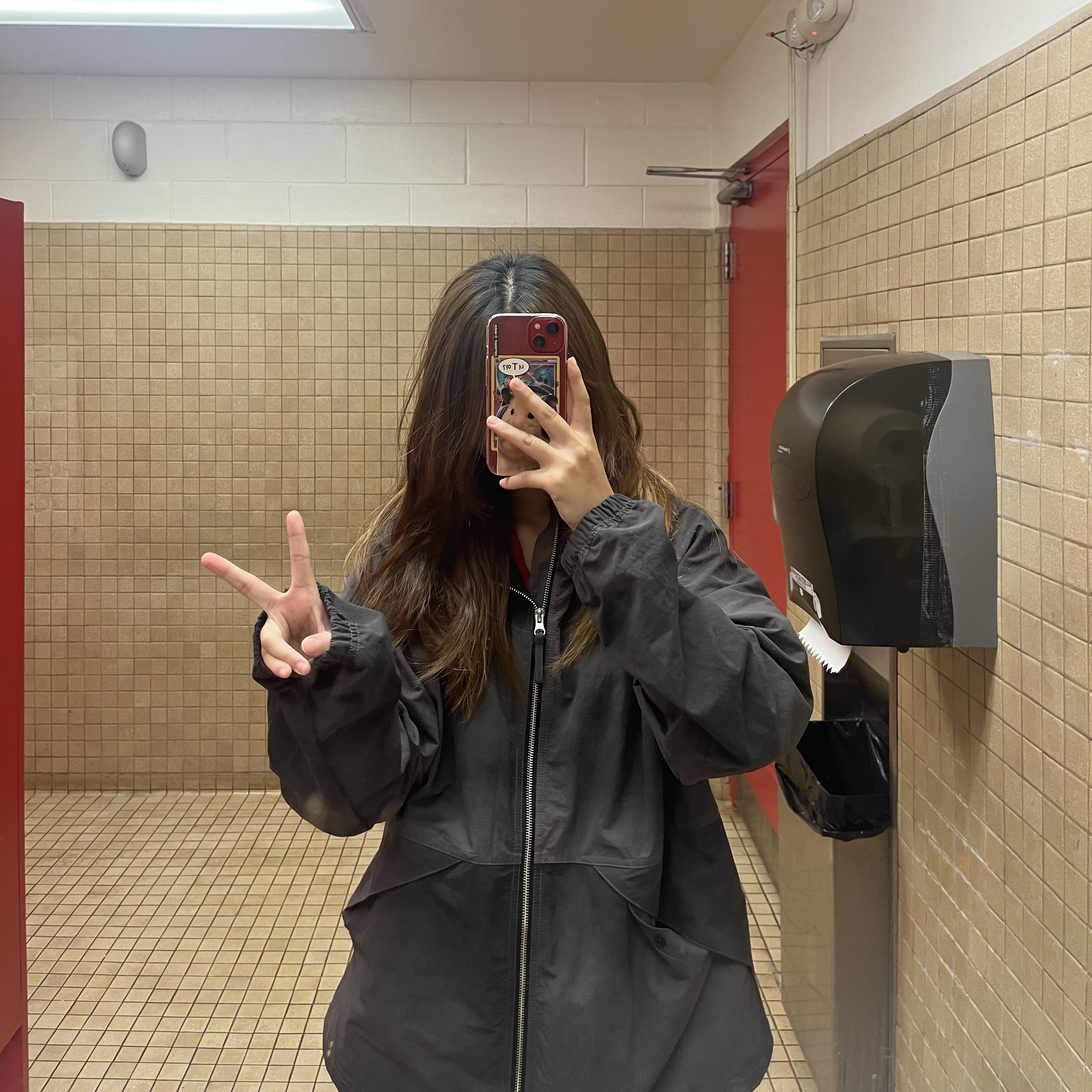 Stussy Beach Shell Wrinkled Nylon Jacket Magenta, Stussy Wave Dye Beach Shell Jacket Bone 착용 스타일 - 5