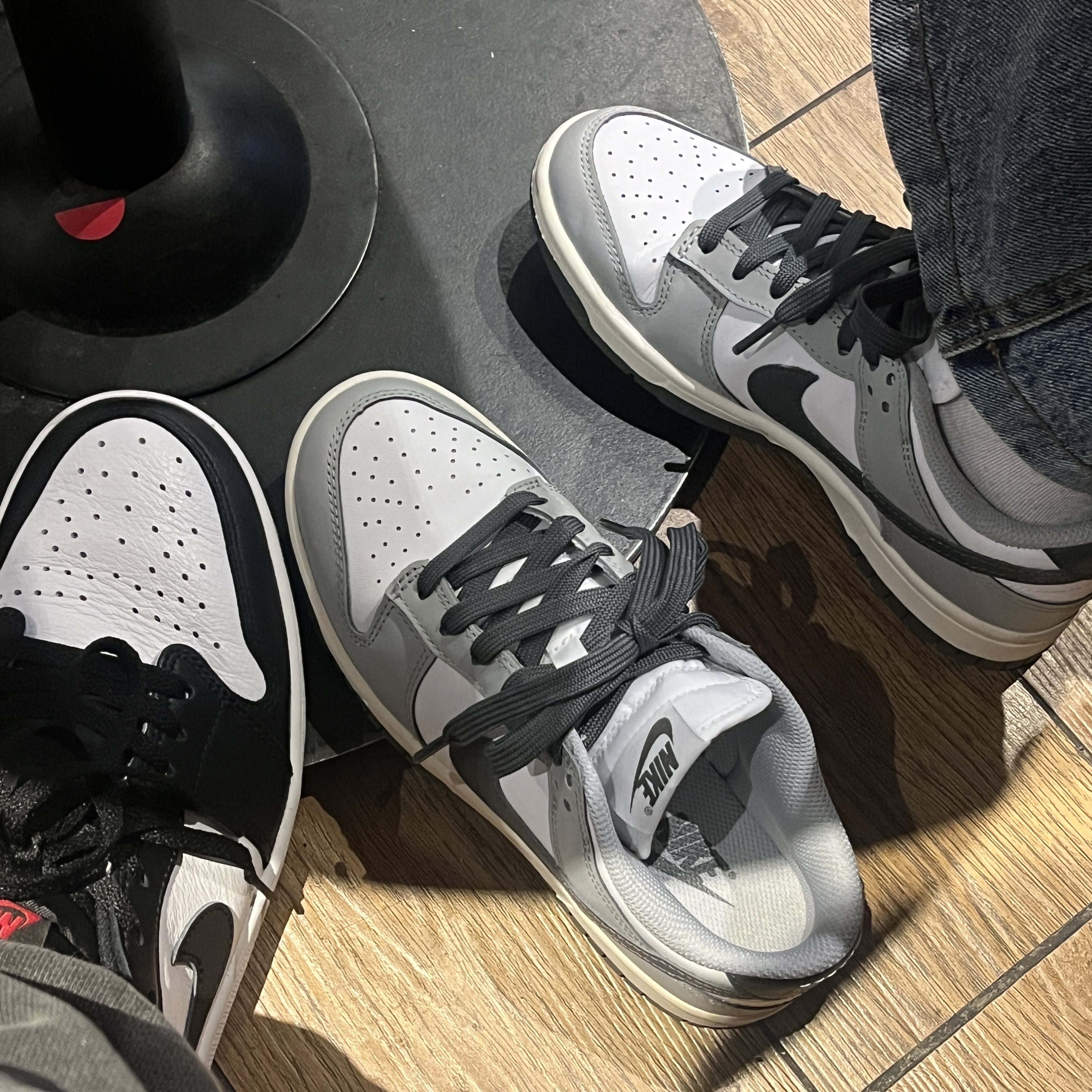 (W) Nike Dunk Low Light Smoke Grey 착용 스타일