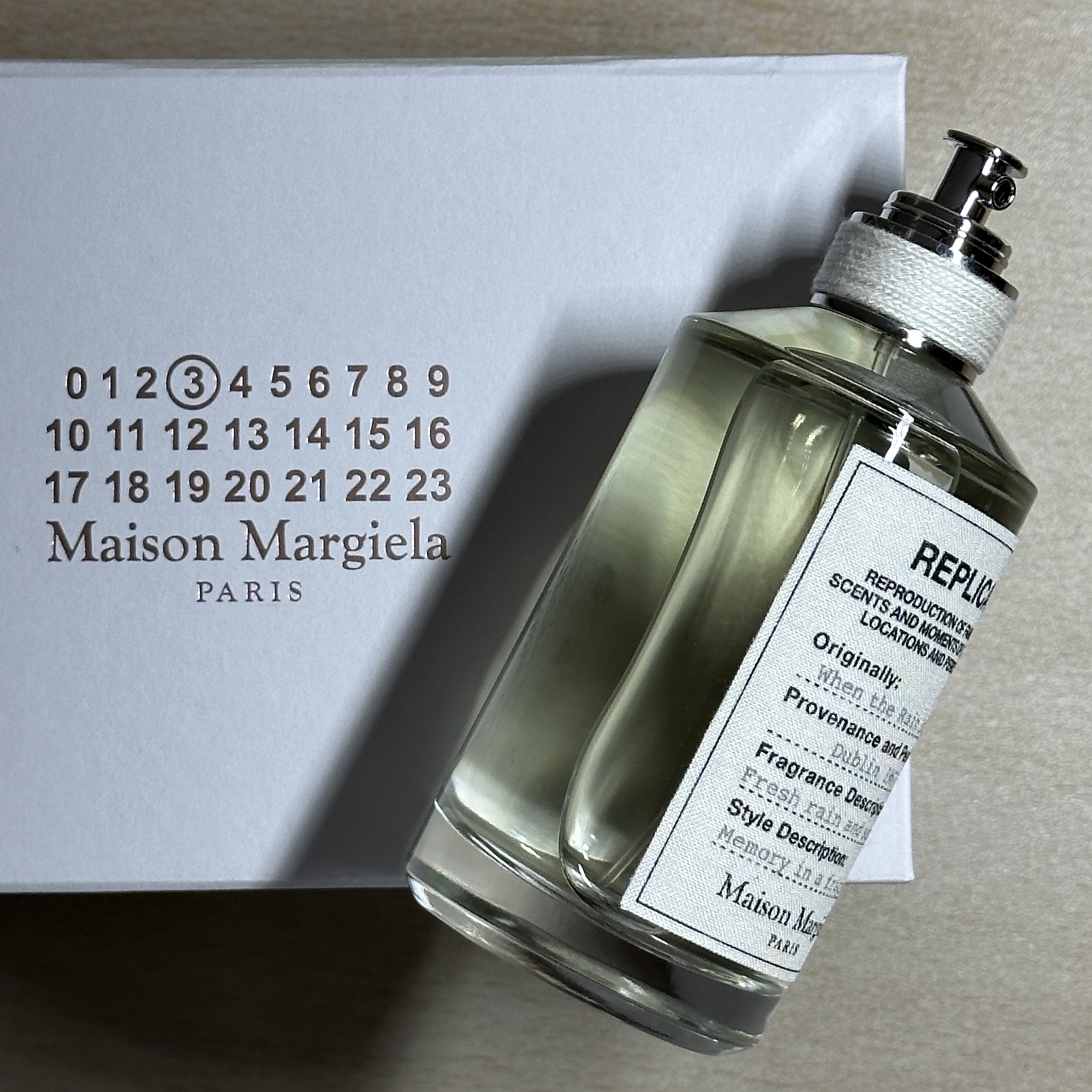 Maison Margiela Replica When the Rain Stops Eau De Toilette 100ml 착용 스타일