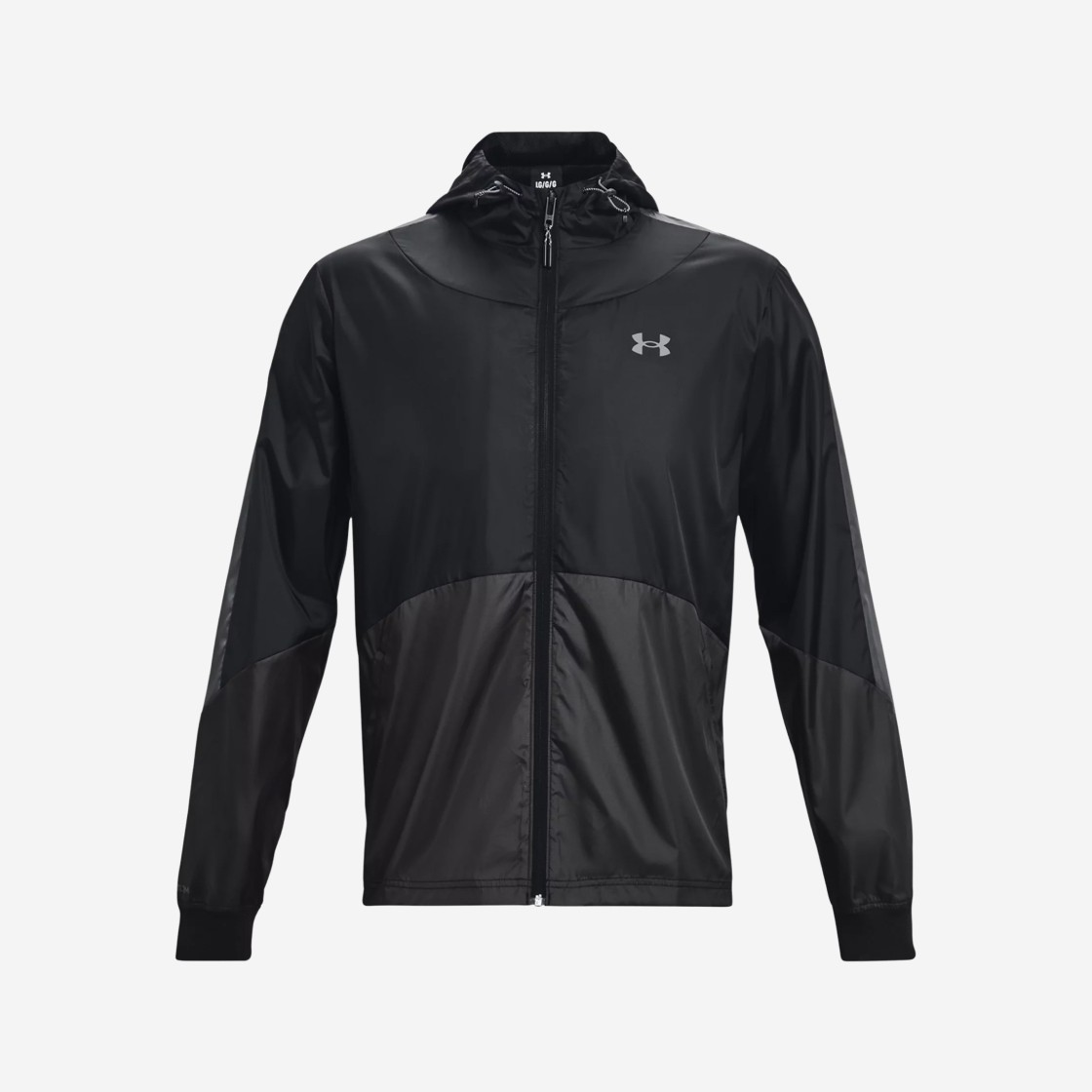 Under Armour Legacy Windbreaker Jacket Black Jet Gray 상세 이미지 1