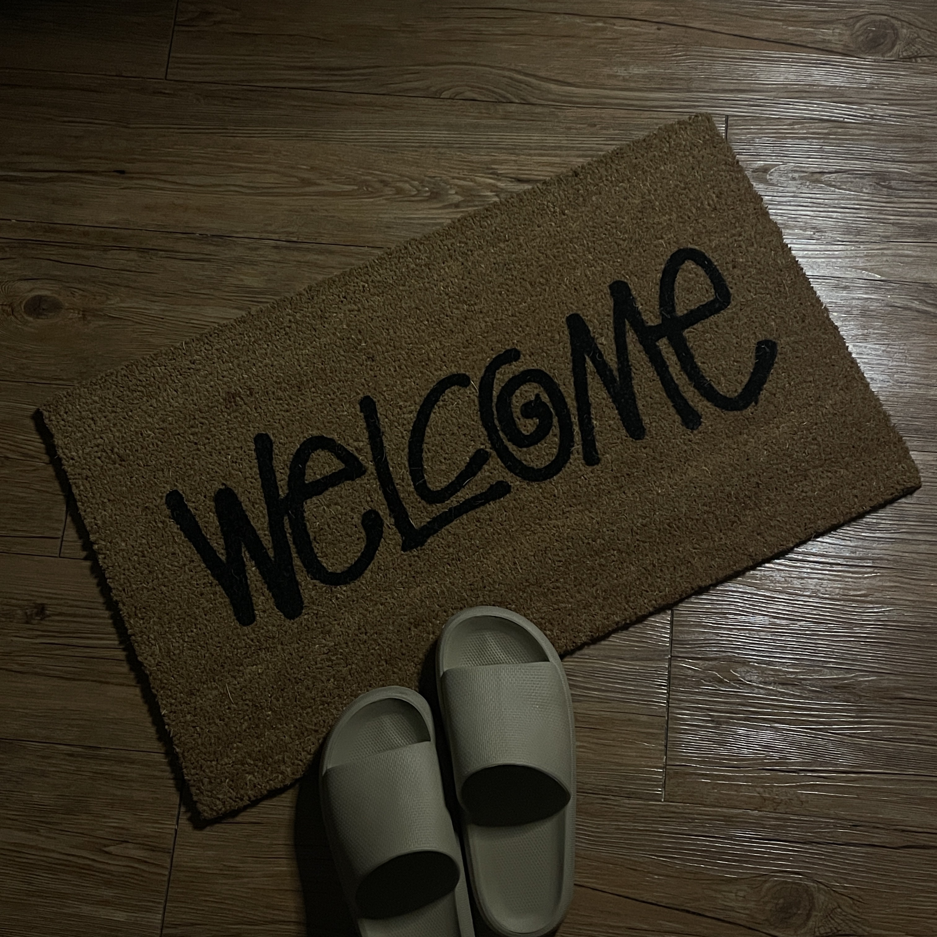 Stussy Welcome Mat Cocoa 착용 스타일