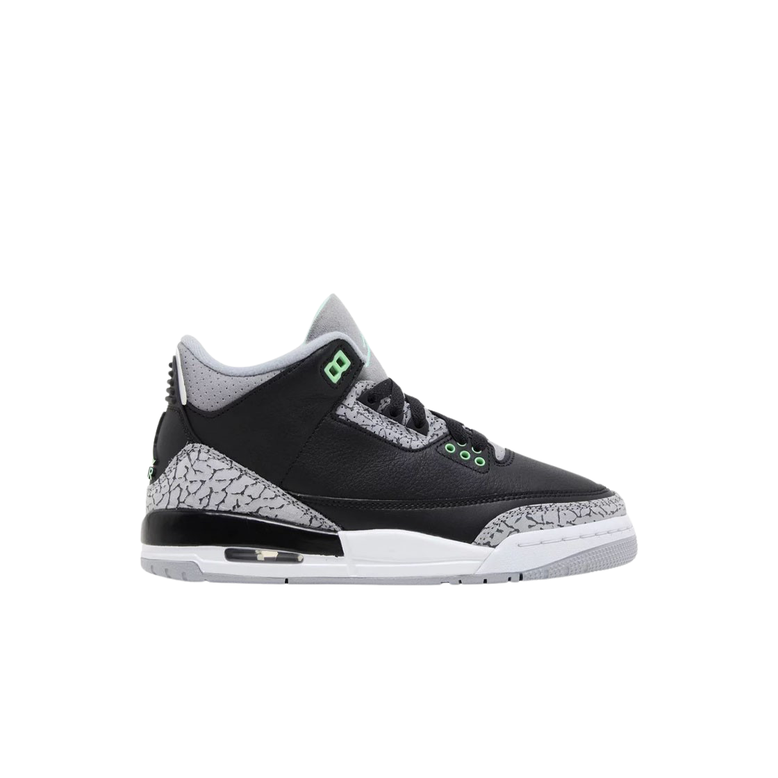 (GS) 조던 3 레트로 그린 글로우((GS) Jordan 3 Retro Green Glow)