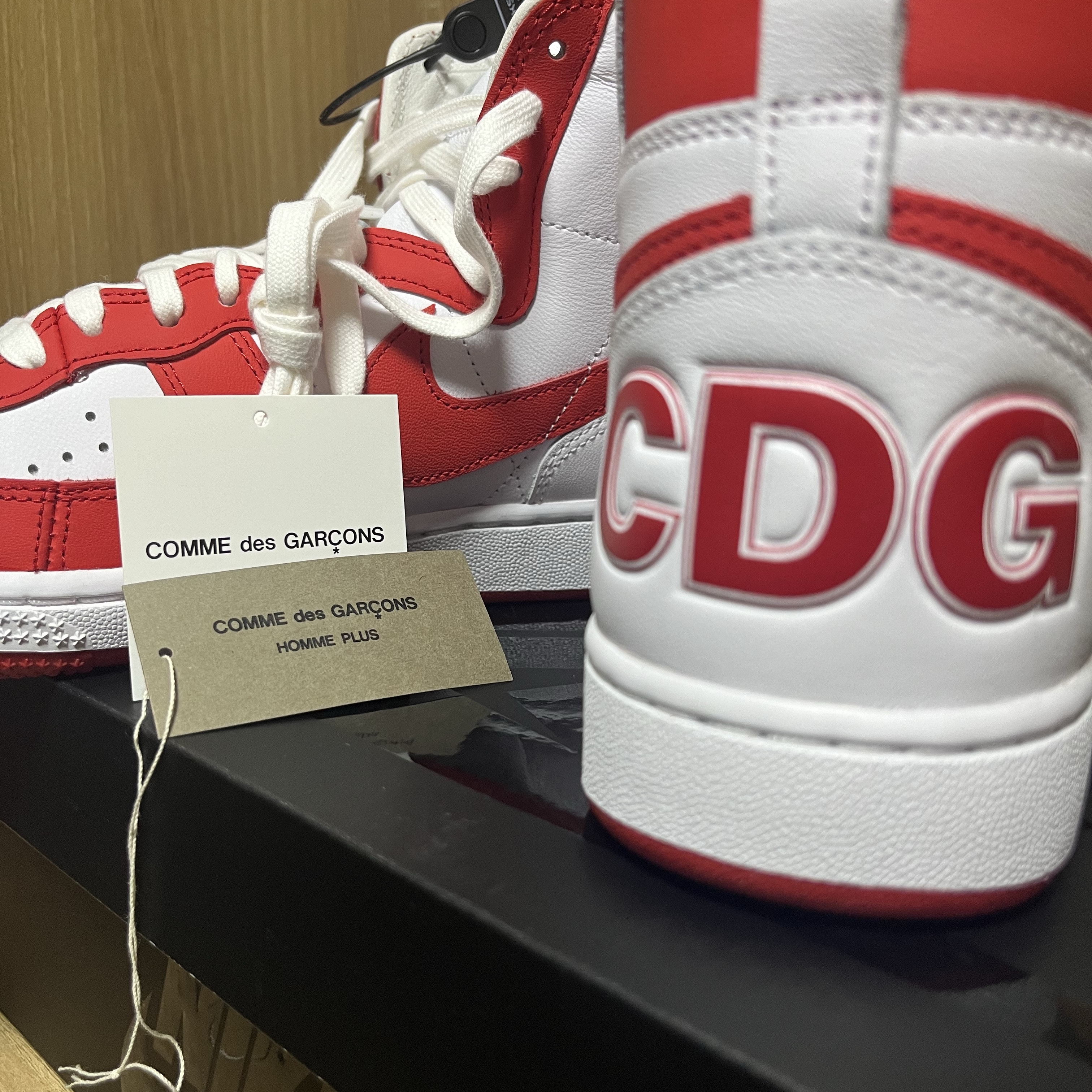 Nike x Comme des Garcons Homme Plus Terminator High Red 착용 스타일