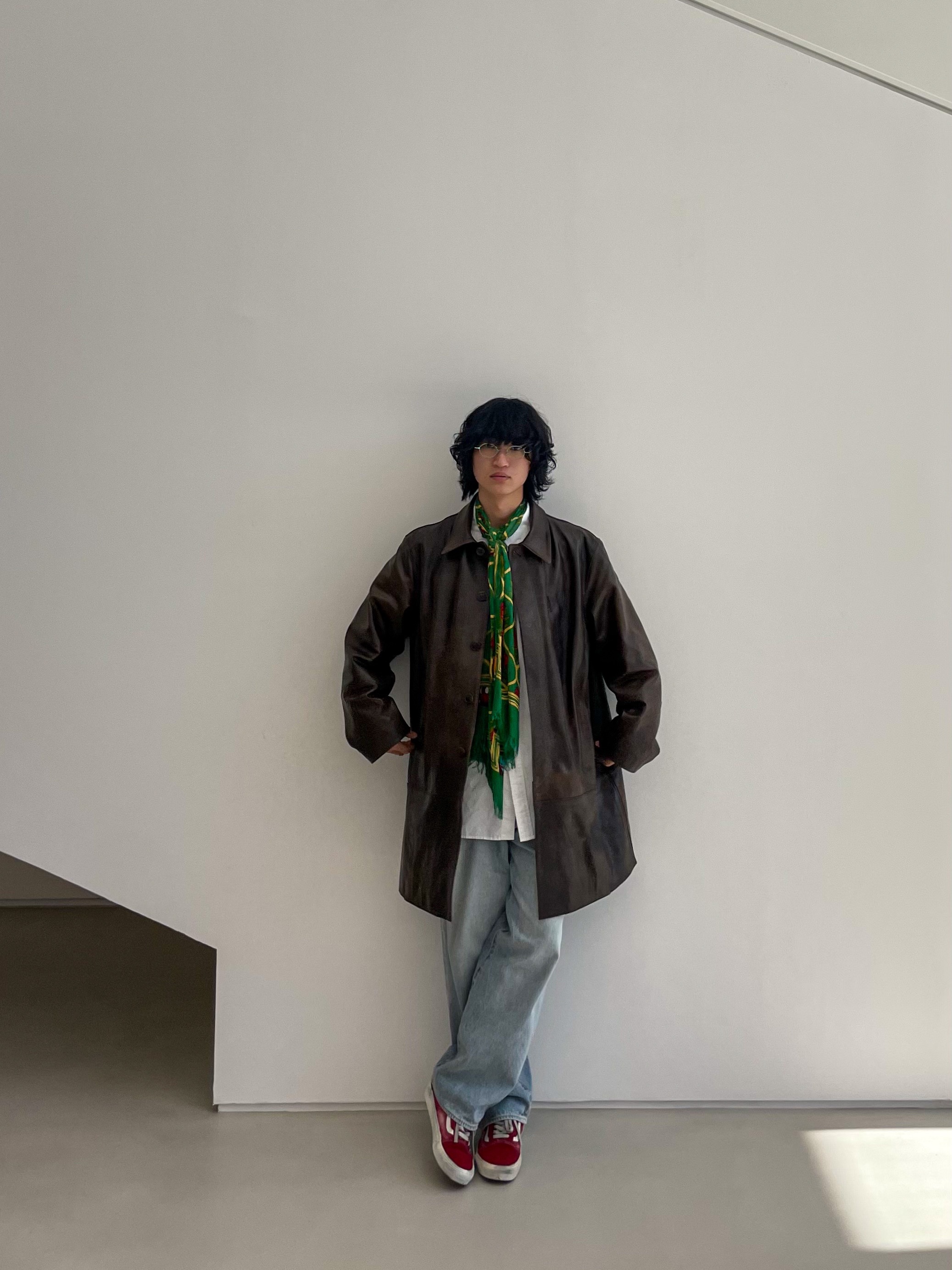 Comoli 5P Denim Pants Bleach - 23SS 착용 스타일 - 2