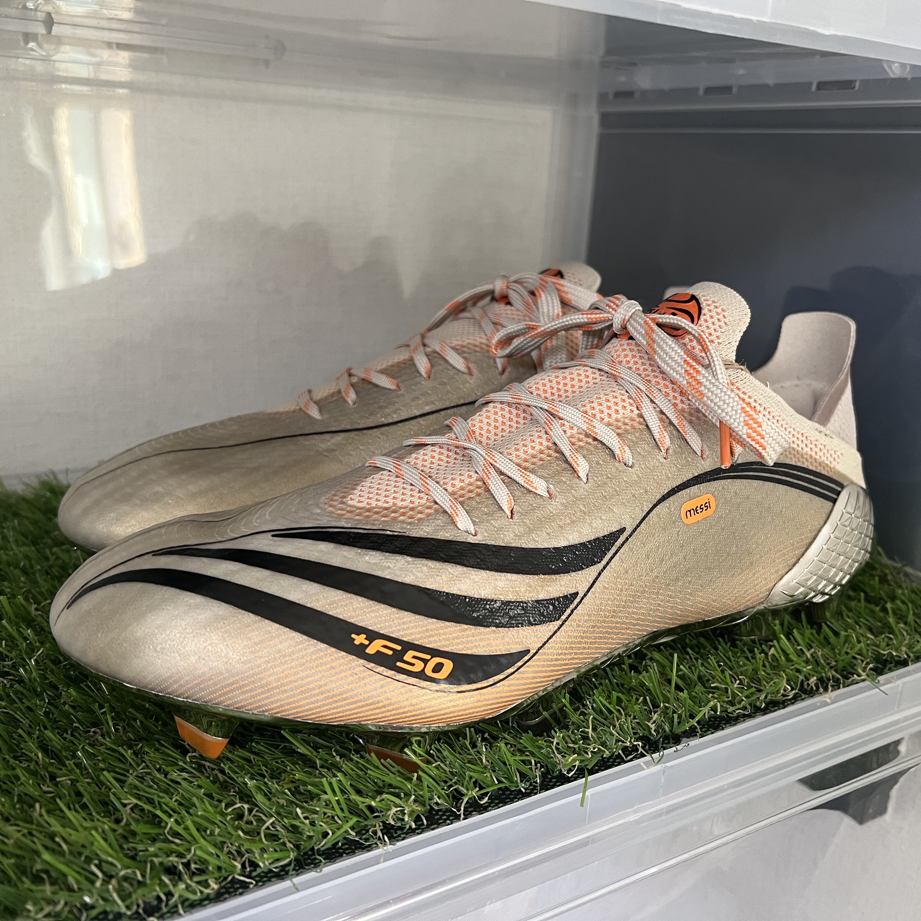 Adidas X Speedflow.1 FG Messi Tech Metallic 착용 스타일
