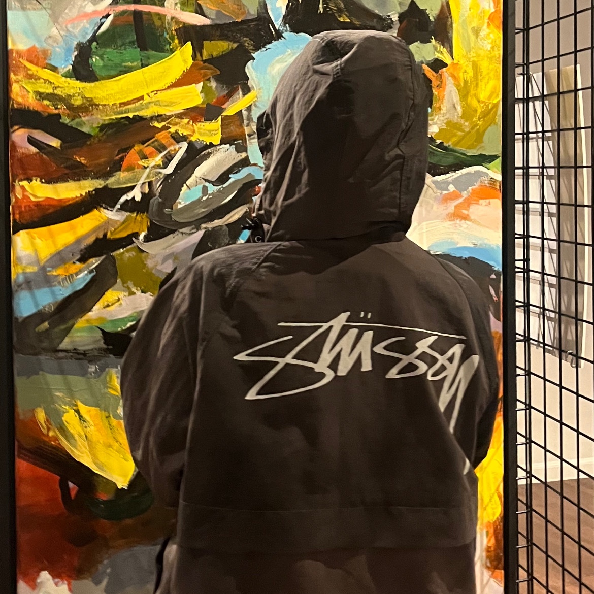 Stussy Beach Shell Wrinkled Nylon Jacket Magenta, Stussy Wave Dye Beach Shell Jacket Bone 착용 스타일 - 4