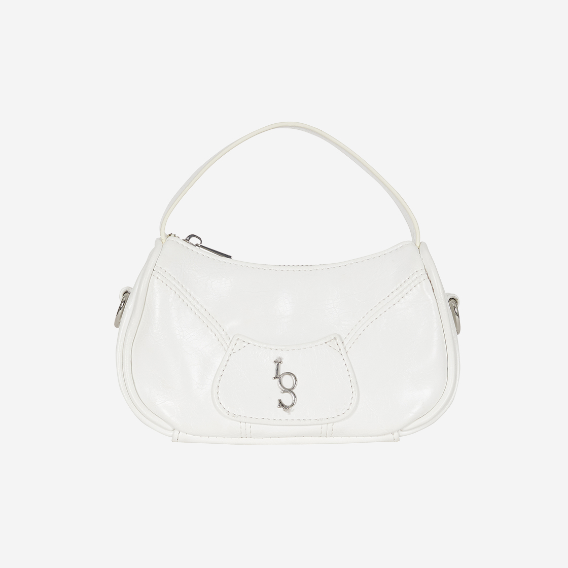 일리고 시그니처 미니 백 화이트