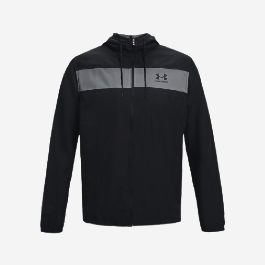 Under Armour Sports Style Windbreaker Black Pitch Gray 상세 이미지 1