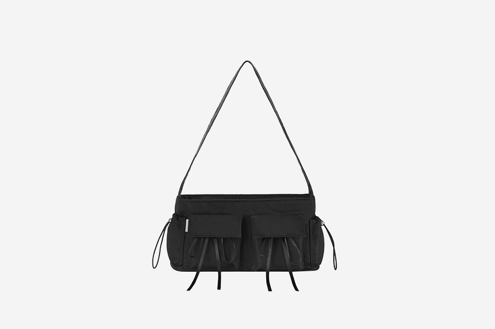 ★Fennec★ RIBBON POCKET BAG BLACK FNSSB03BKF RIBBON POCKET BAG - BLACK - Fennec