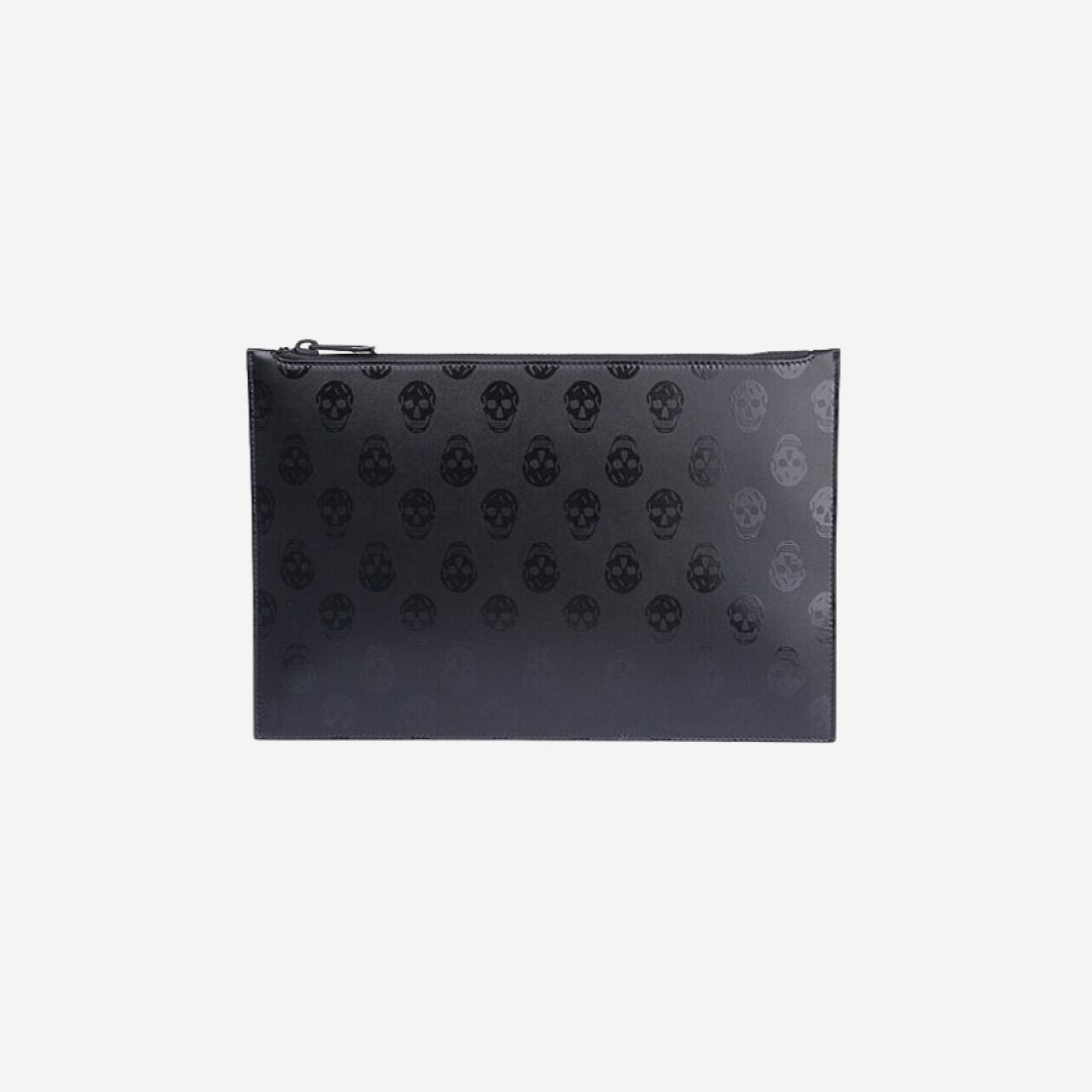 Alexander McQueen Biker Skull Printed Clutch Black 상세 이미지 1