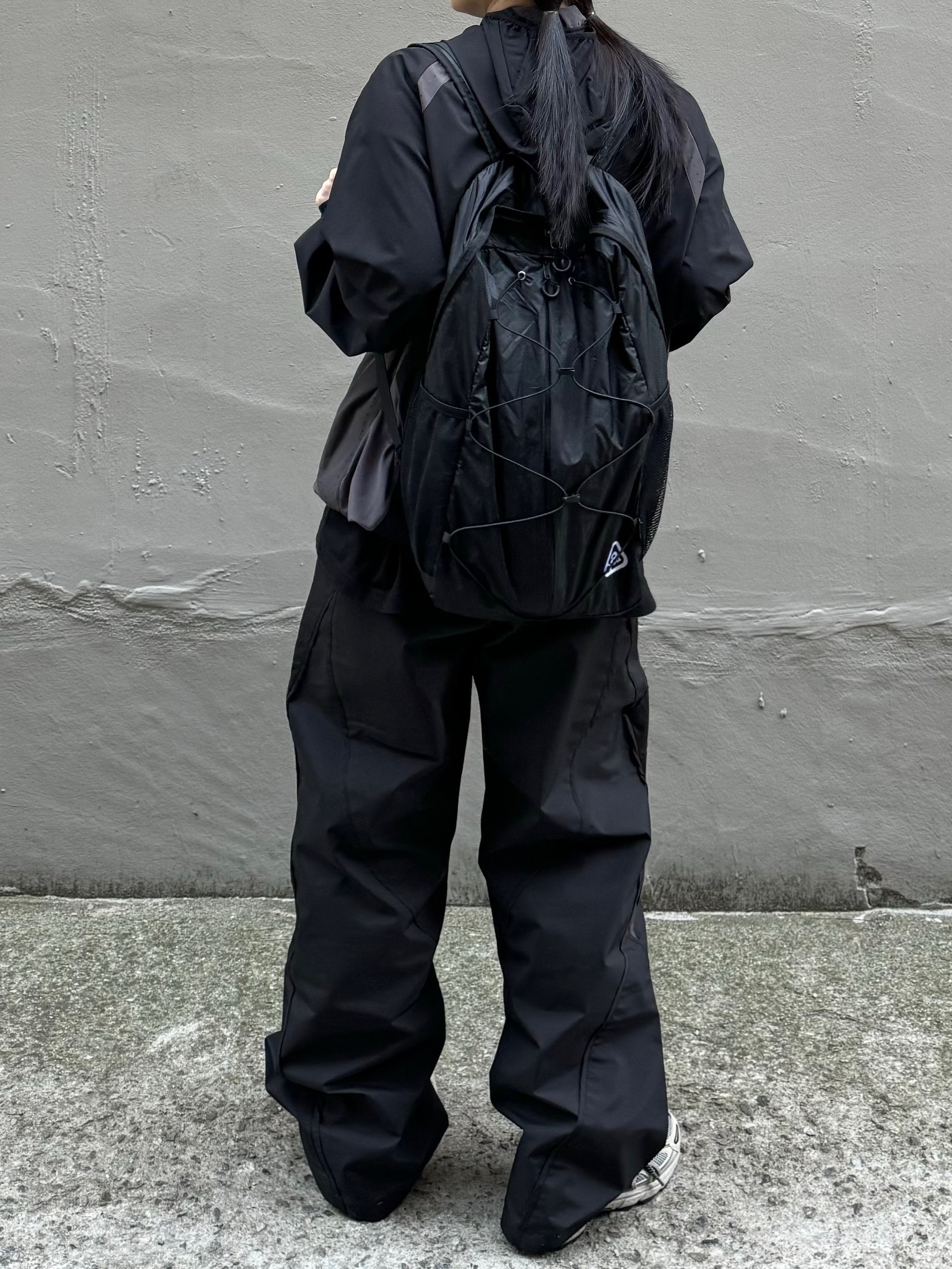 Sansan Gear Running Jacket Black - 23SS, Sansan Gear C-C Pants Black - 23FW 착용 스타일 - 4