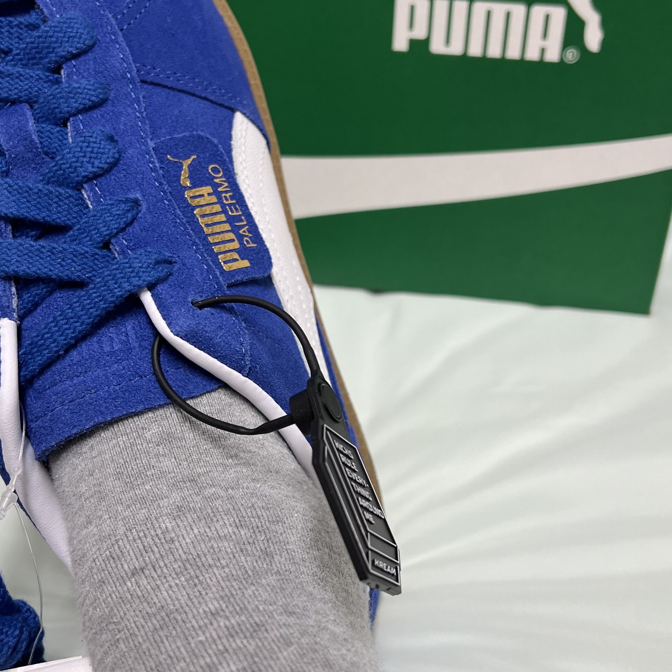 Puma Palermo Cobalt Glaze White 착용 스타일