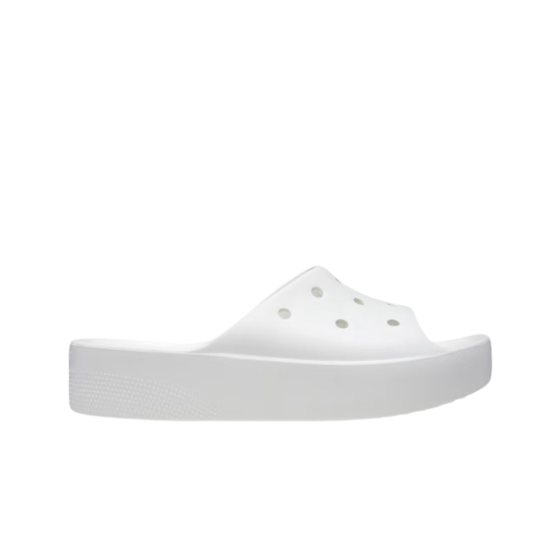 (W) Crocs Baya Platform Slide White 상세 이미지 1