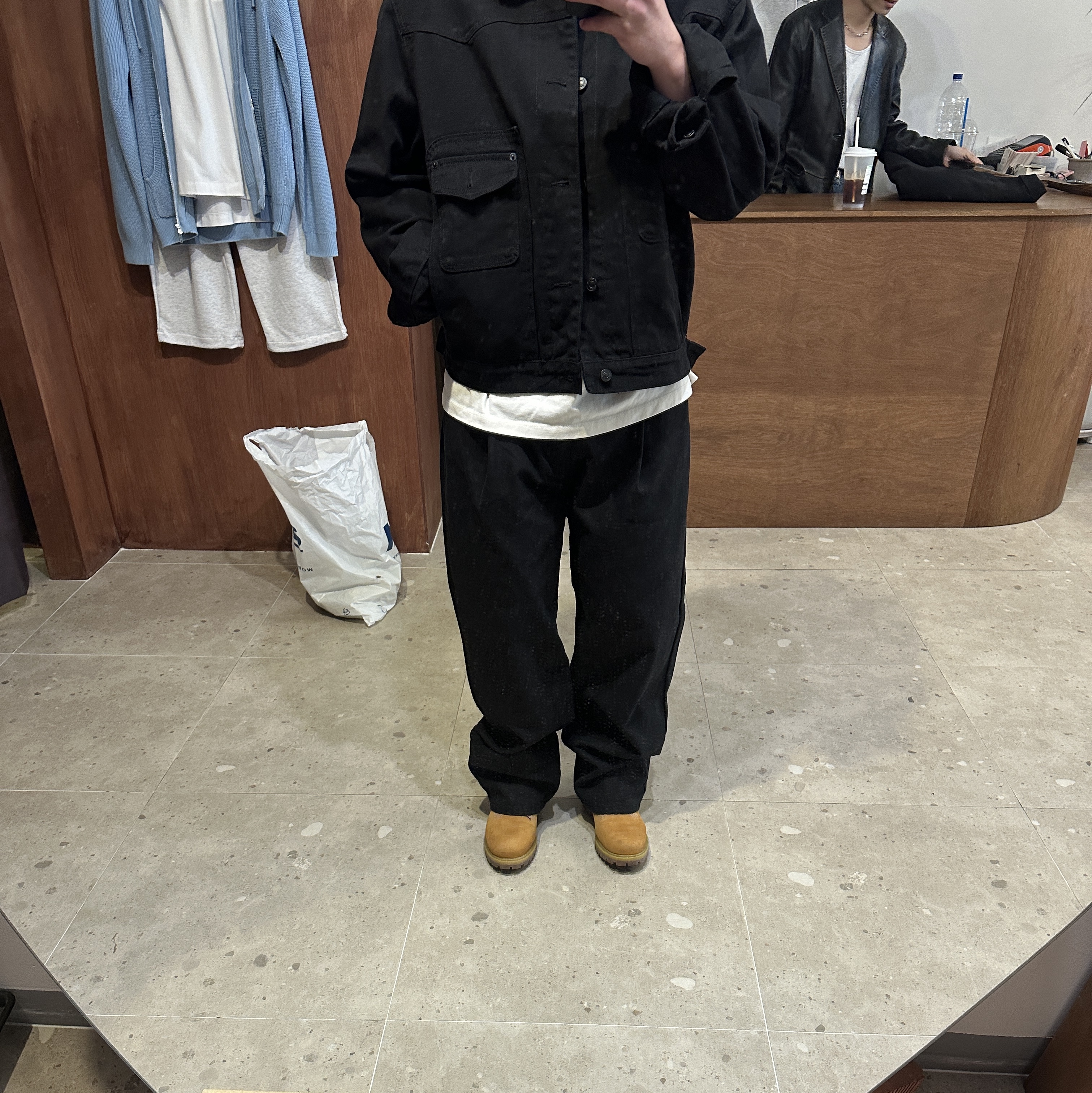 Timberland Premium 6 inch Waterproof Boot Wheat Nubuck - Wide 착용 스타일 - 2