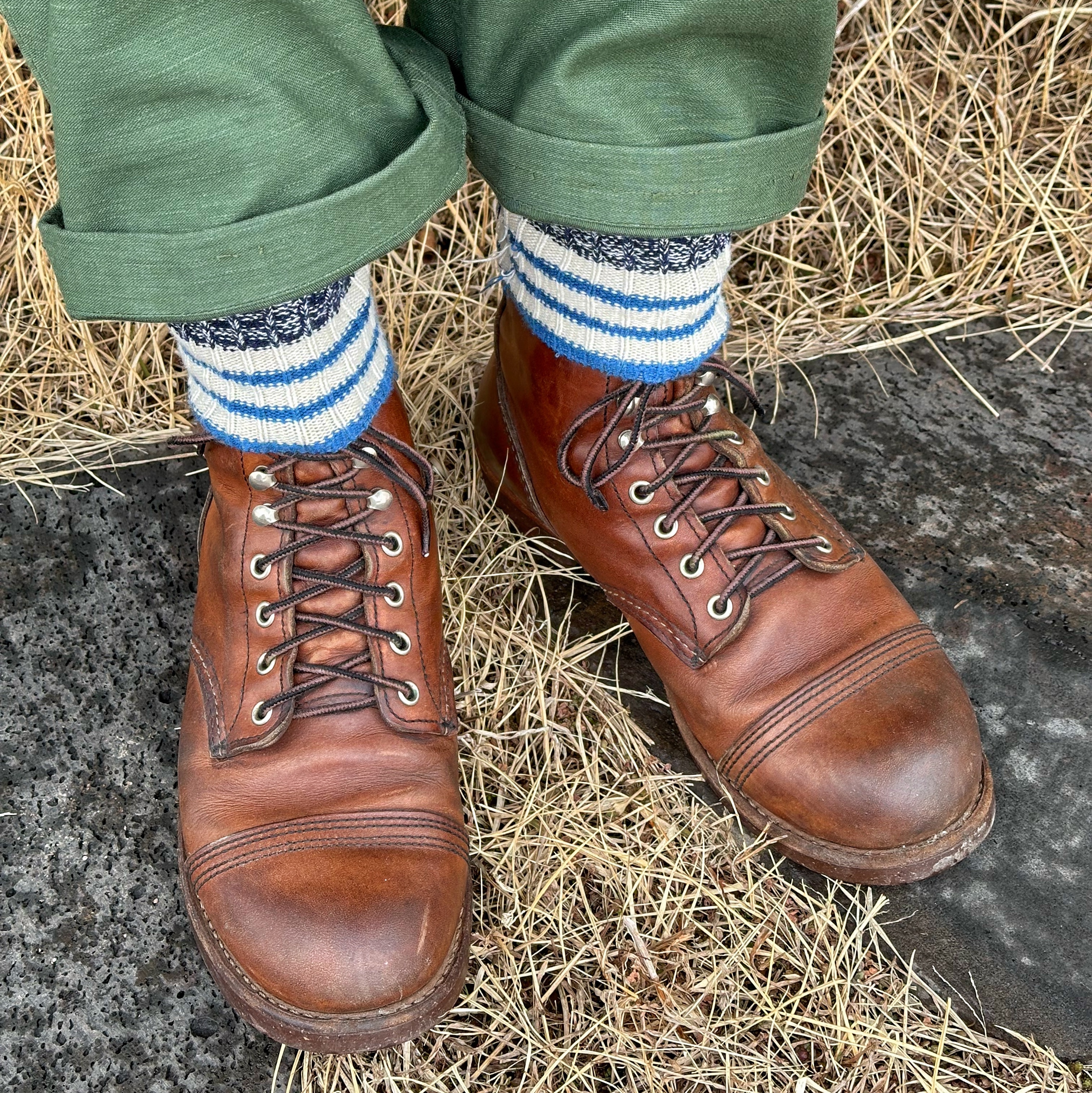 Red Wing Iron Ranger 8111 Amber Harness - D 착용 스타일 - 2