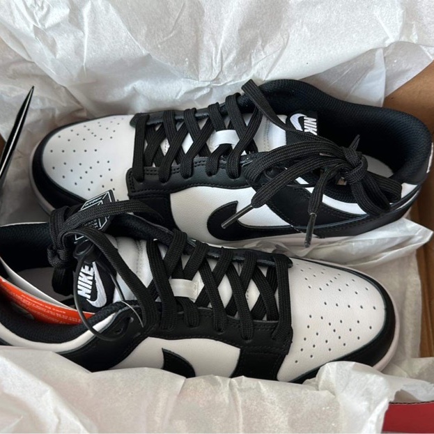 (W) Nike Dunk Low Black ์ฐฉ์ฉ ์คํ์ผ
