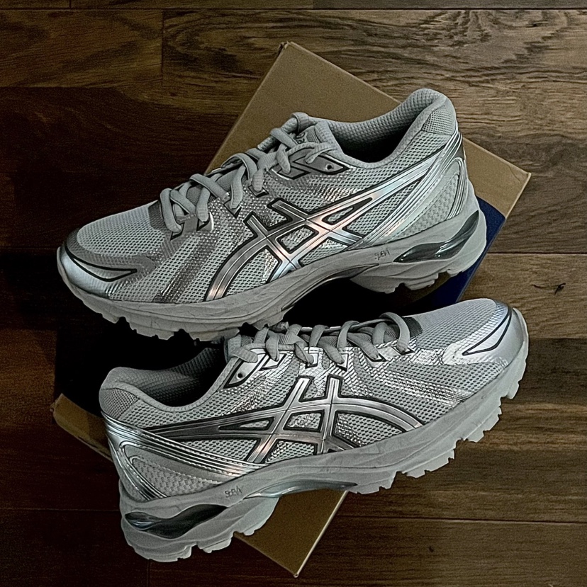 (W) Asics Gel-Flux 4 CN Gray Silver 착용 스타일