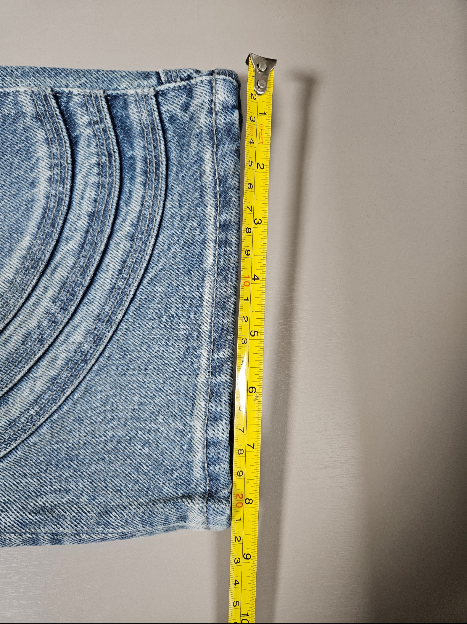 Supreme S Logo Loose Fit Jean Washed Blue - 24SS 착용 스타일 - 4