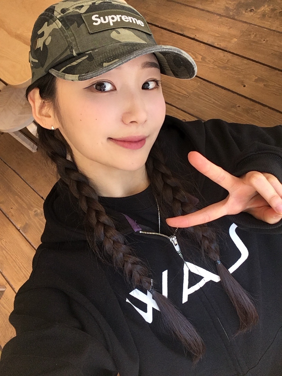 Supreme Military Camp Cap Olive Camo - 23SS 착용 스타일