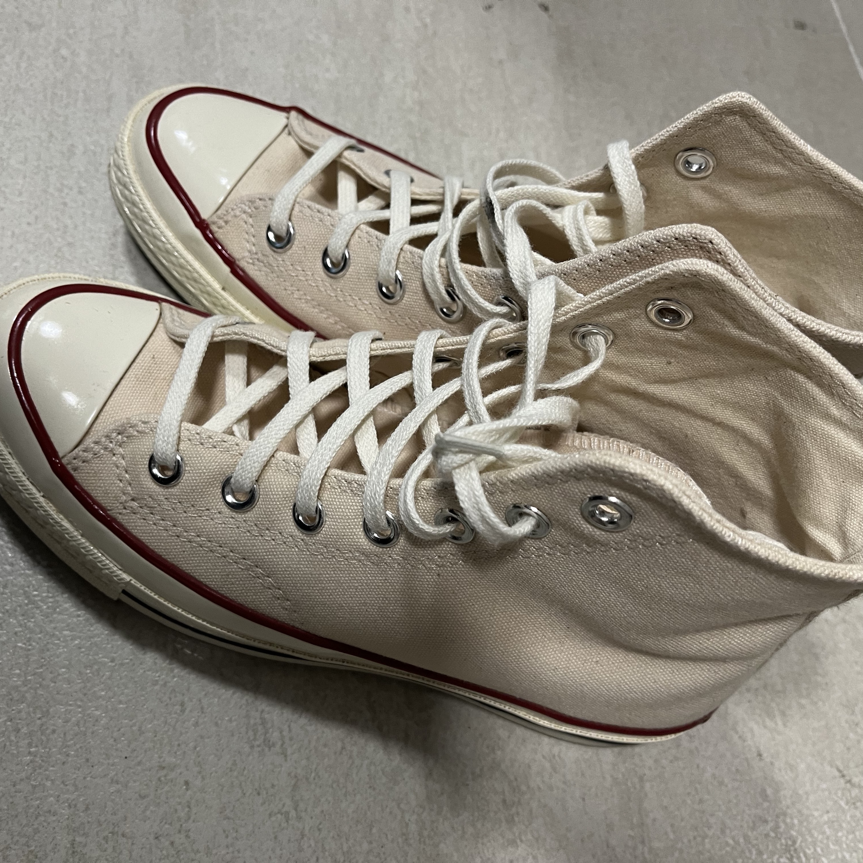 Converse Chuck 70 High Parchment 착용 스타일