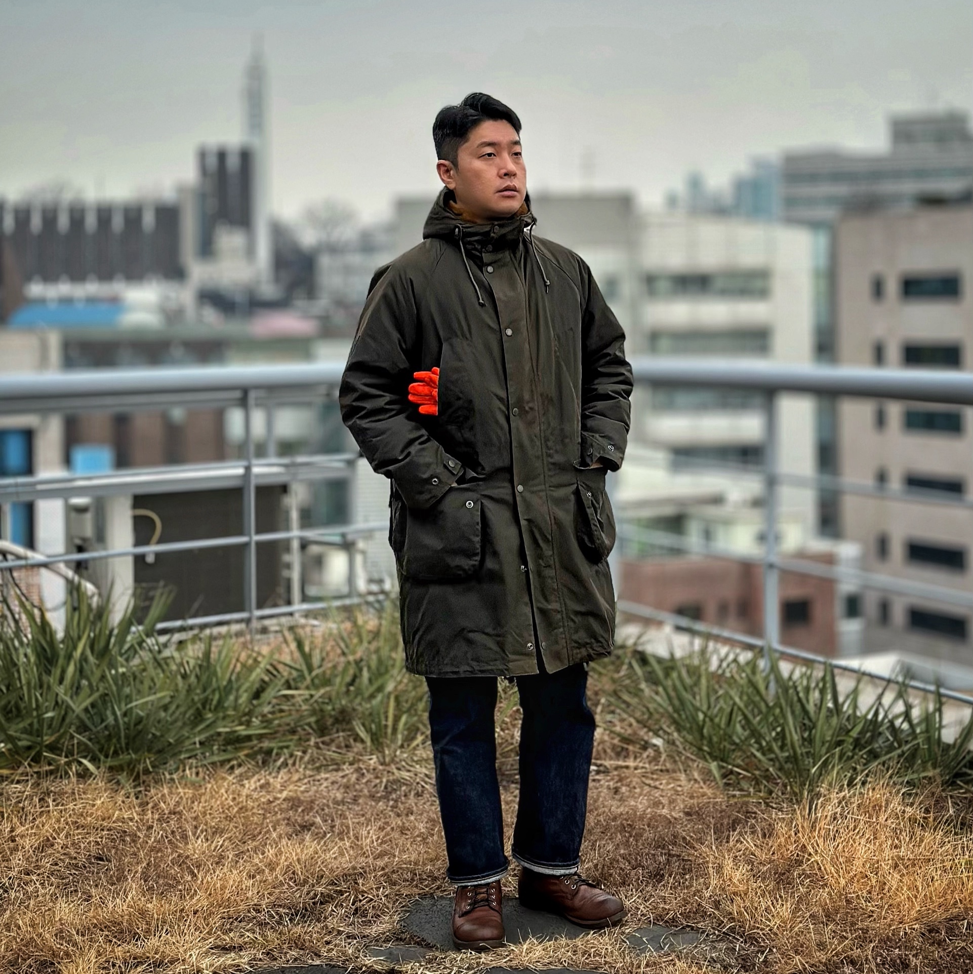 Red Wing Iron Ranger 8111 Amber Harness - D 착용 스타일 - 6