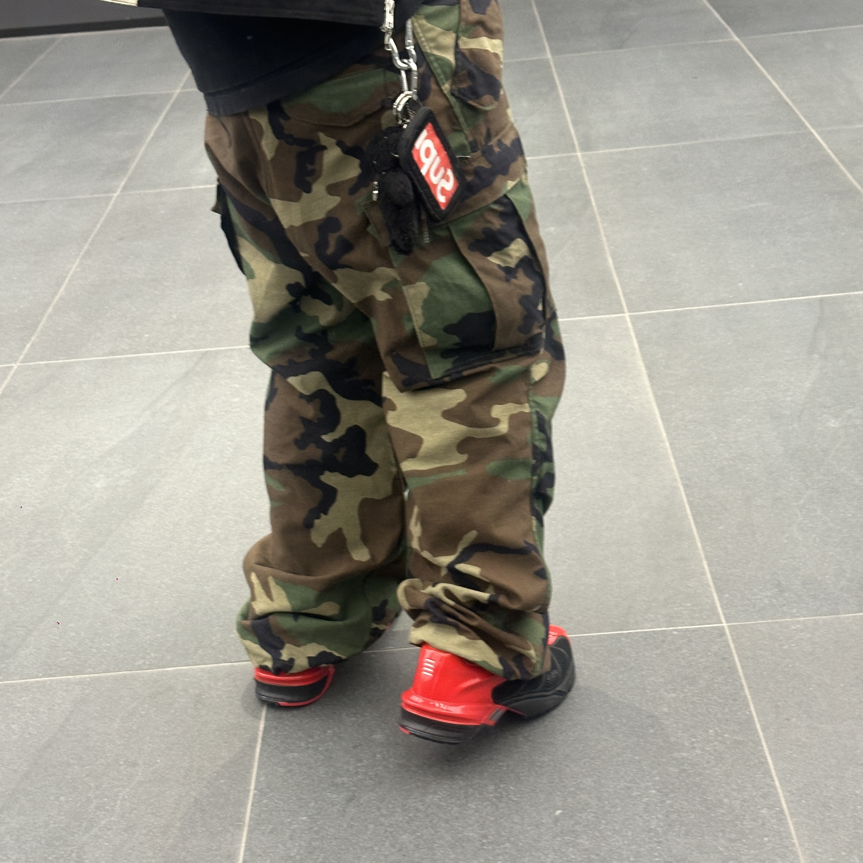 Fila Replica 2002 Black Red 착용 스타일 - 5