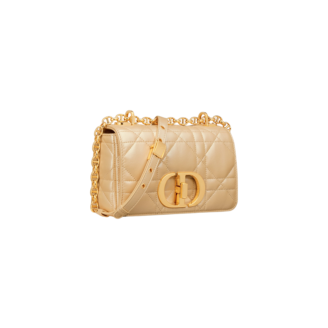 Dior Small Caro Bag Pastel Yellow Pearlescent 상세 이미지 3