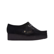 (W) Clarks Wallacraft Bee Black Suede