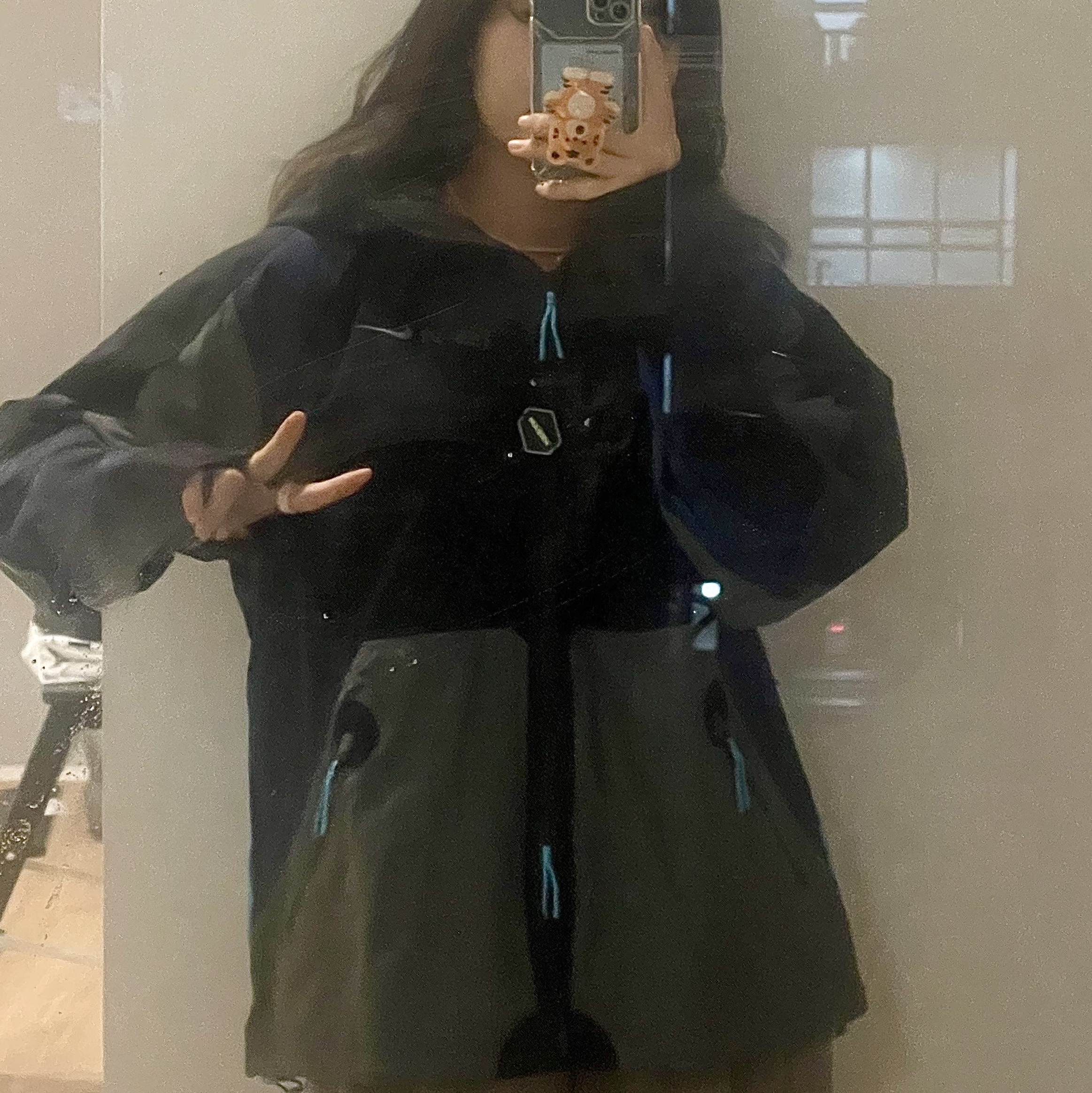 Nike ISPA Jacket Black - US/EU 착용 스타일 - 1