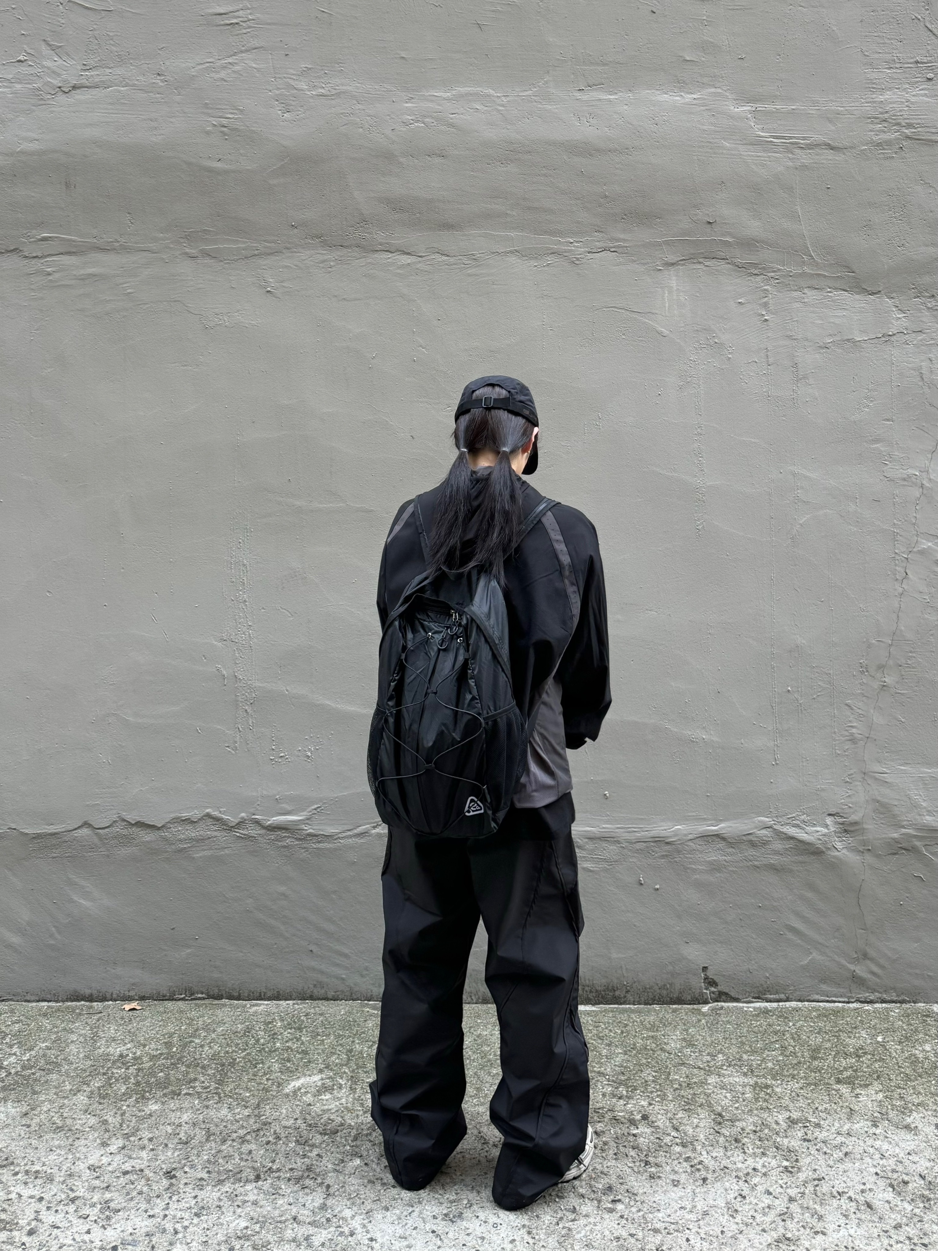 Sansan Gear Running Jacket Black - 23SS, Sansan Gear C-C Pants Black - 23FW 착용 스타일 - 5