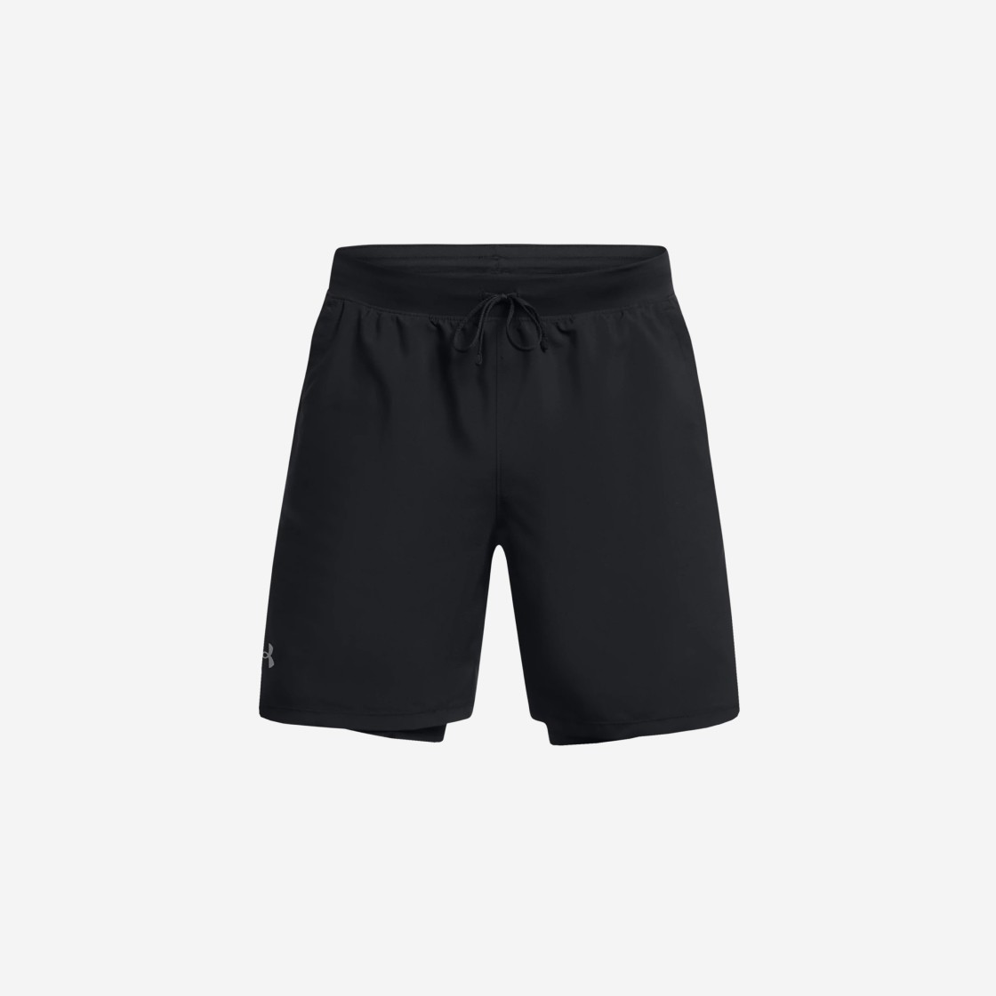 Under Armour Launch 2-in-1 7 Inch Shorts Black Reflective 상세 이미지 1