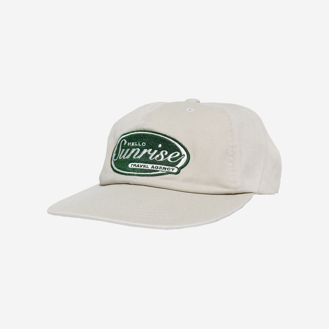 헬로선라이즈 오벌 로고 6패널 캡 베이지(Hello Sunrise Oval Logo 6Panel Cap Beige) - 3