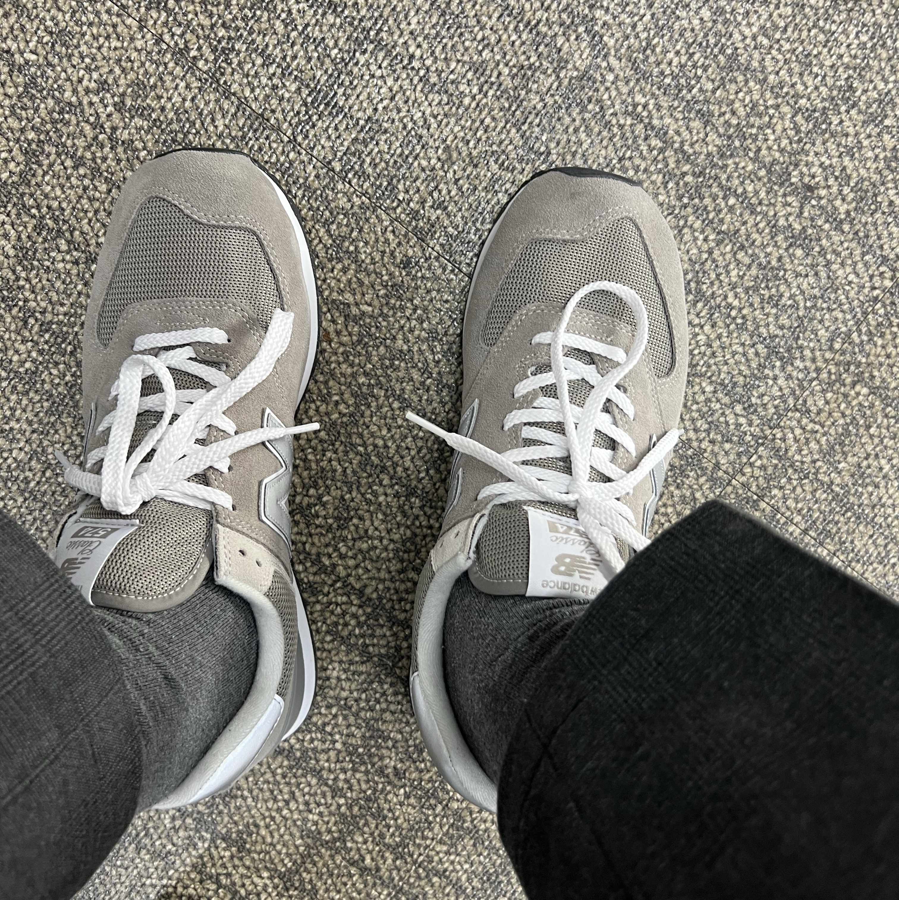 New Balance 574 Worn By Anyone Grey - D Standard 착용 스타일