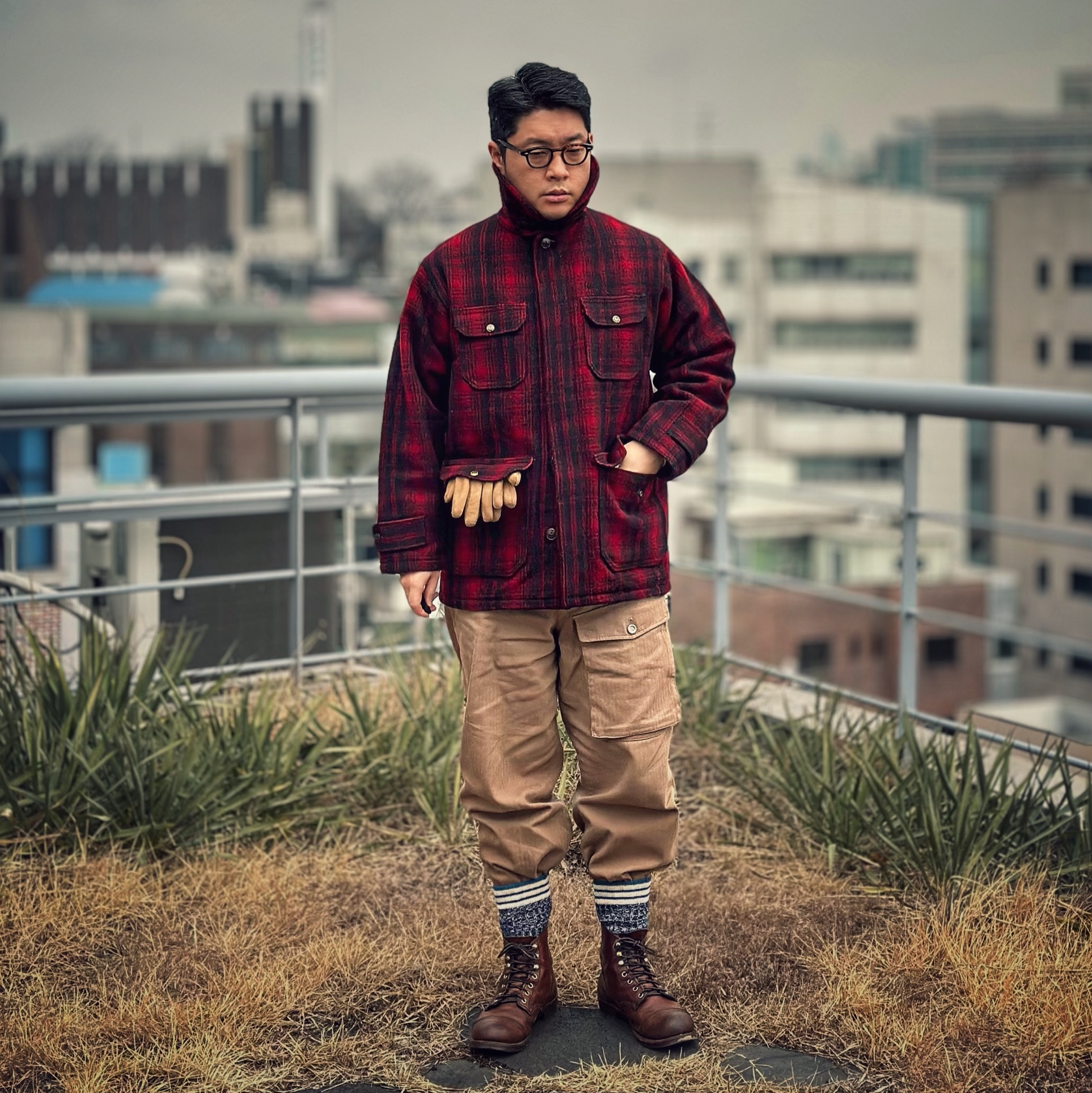 Red Wing Iron Ranger 8111 Amber Harness - D 착용 스타일 - 5