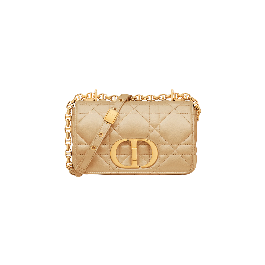 Dior Small Caro Bag Pastel Yellow Pearlescent 상세 이미지 1