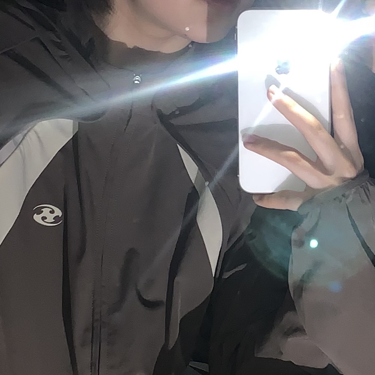 Sansan Gear Conversion Jacket Brown - 23FW, Sansan Gear Slash Jersey Sky Blue - 23FW 착용 스타일 - 2