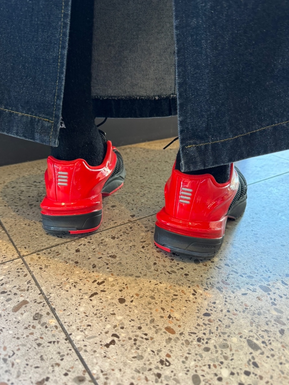 Fila Replica 2002 Black Red 착용 스타일 - 5