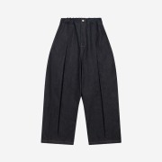 Sage Nation Box Pleat Trouser Denim Raw Denim