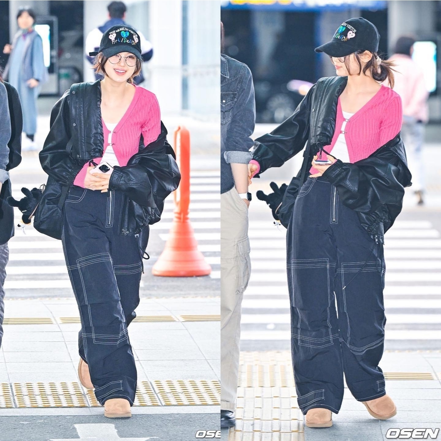 The Museum Visitor Globy & Lovey Ballcap Navy - 23PS, Nike Elemental Backpack 21L Black 착용 스타일 - 1